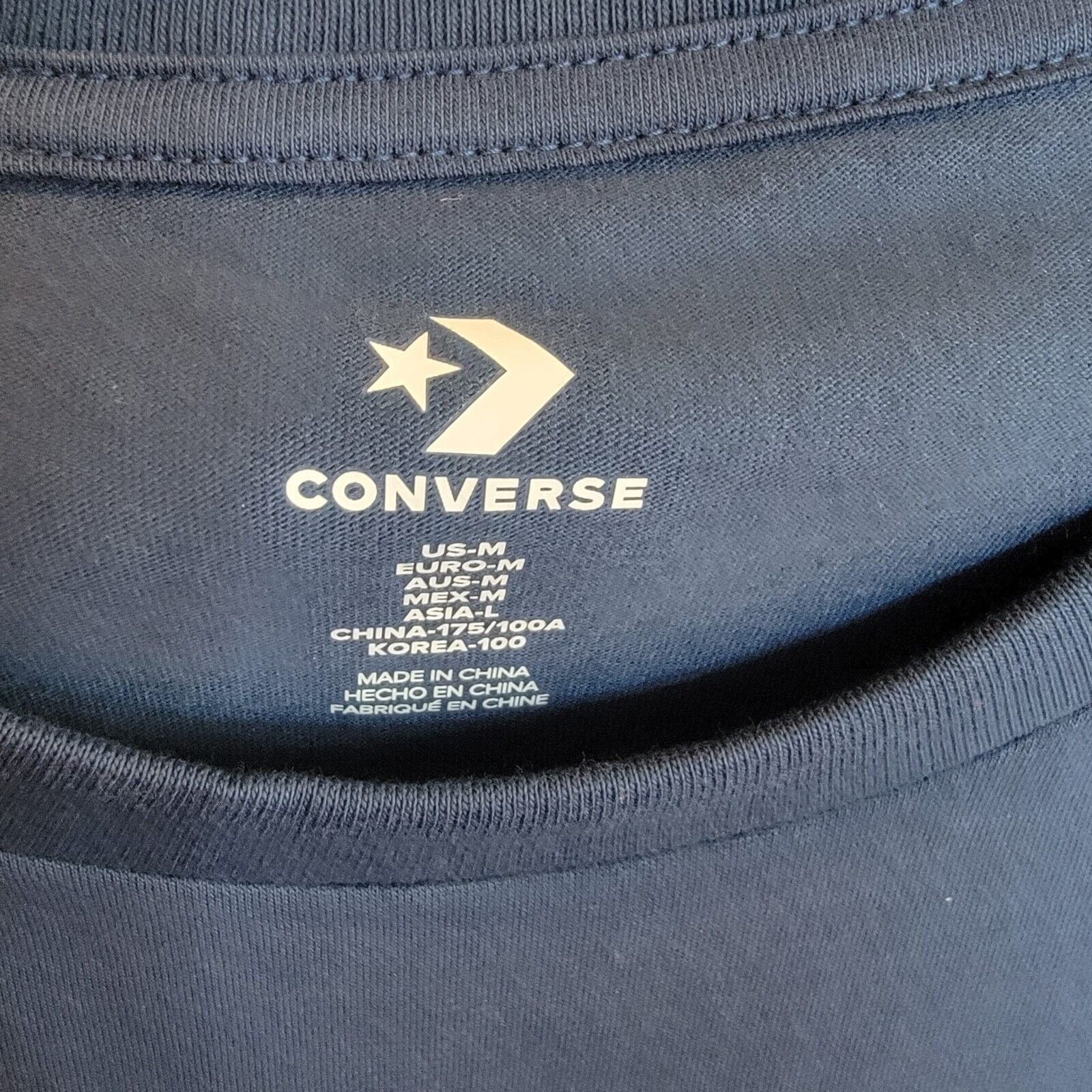 Converse New Sz M Men's T-Shirt Converse Blue Chest Logo Basic Tee So Size US M / EU 48-50 / 2 - 5 Thumbnail