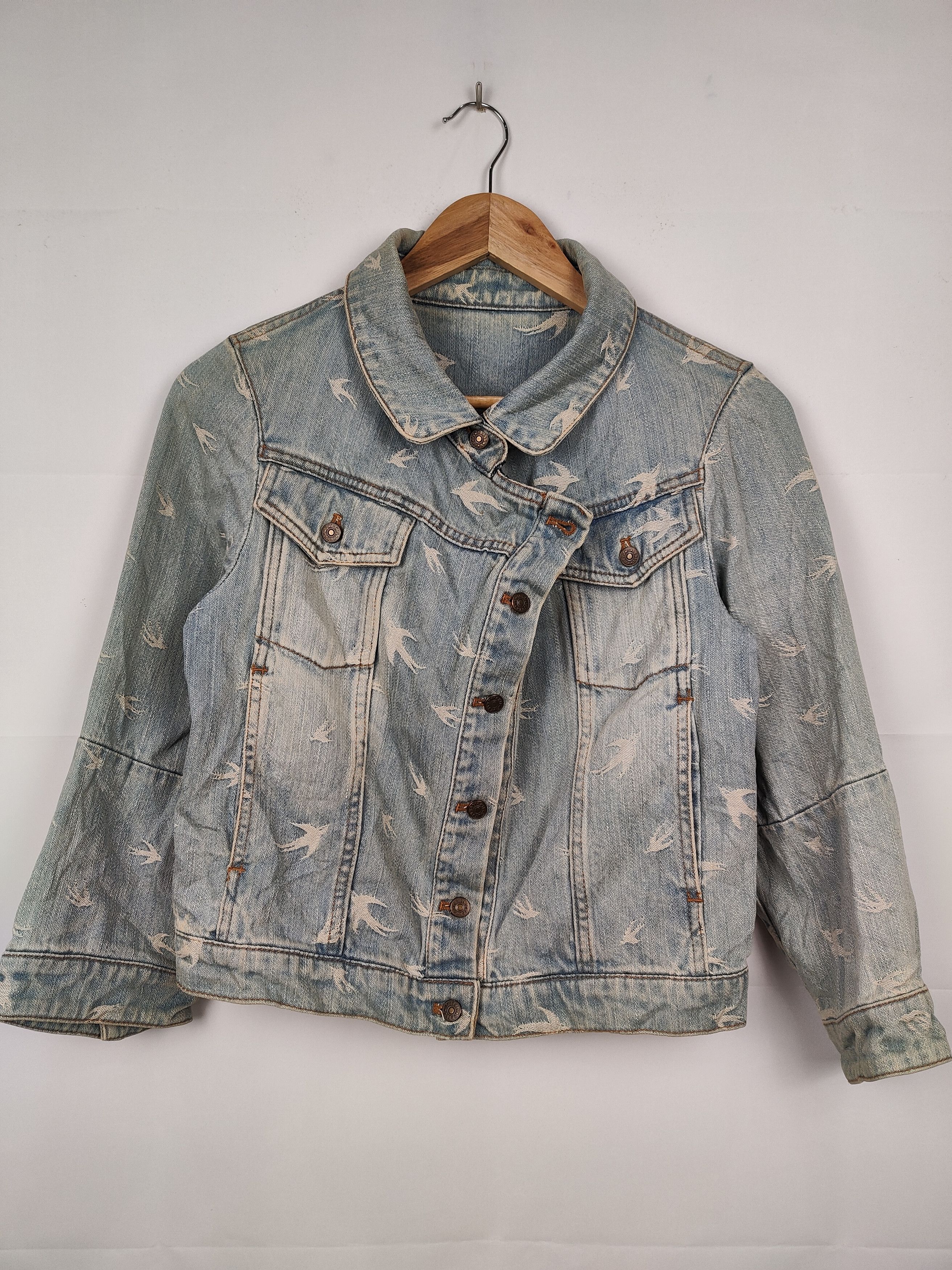 Issey Miyake Issey Miyake Tsumori Chisato Denim Jacket Size S / US 4 / IT 40 - 1 Thumbnail