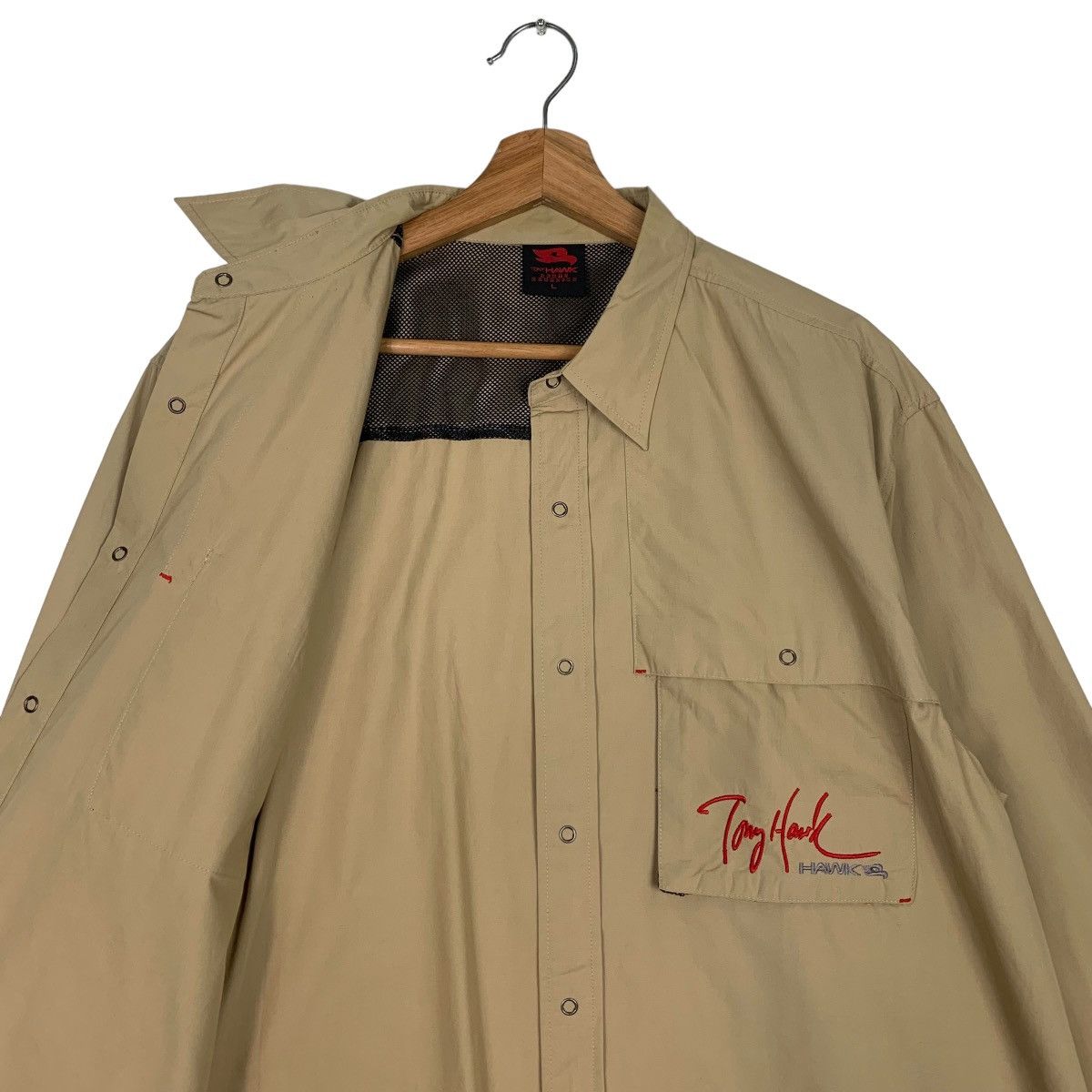 Tony Hawk TONY HOWK Skate Boarding Snap Button Shirt #0243-C11 Size US L / EU 52-54 / 3 - 11 Thumbnail