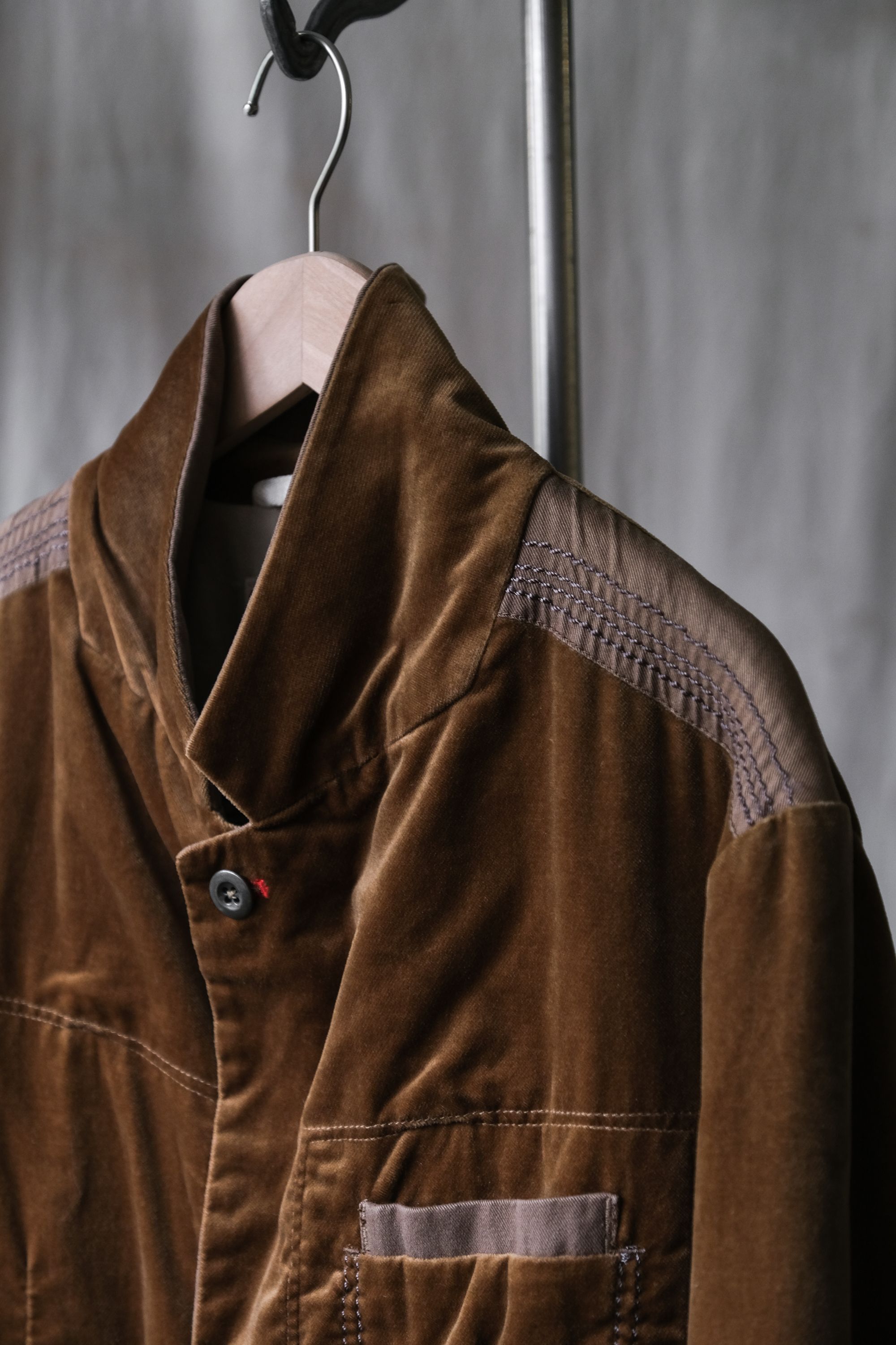 Marithe + Francois Girbaud Marithe Francois Girbaud 2000’s Velvet Blazer Size 40R - 3 Thumbnail