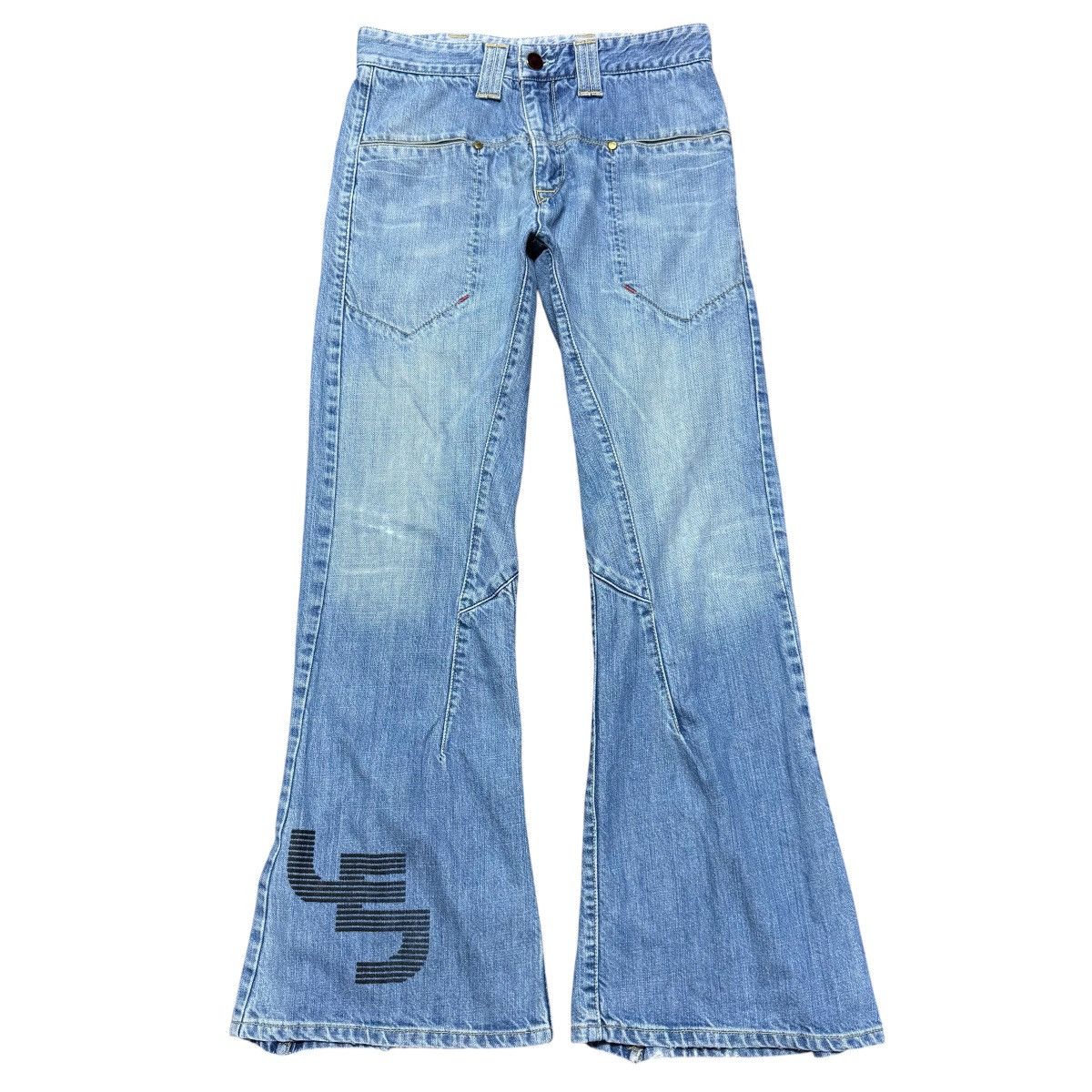 Levi's Vintage Levis Engineered Denim Flare Jeans Ankle Zip Size US 29 - 2 Thumbnail
