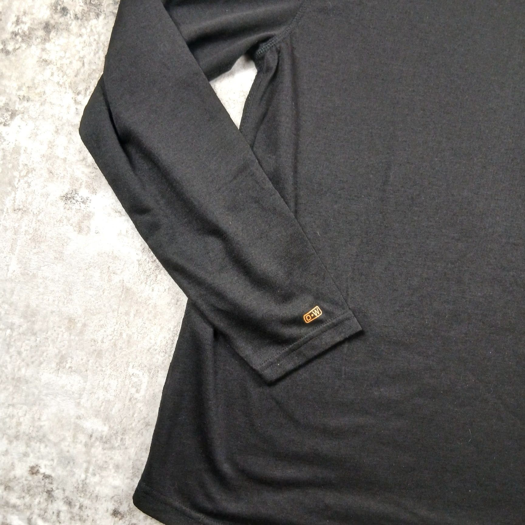 Vintage Omni-Wool Shirt Men’s 2XL XXL Black Wool Blend Base Layer Crew Neck Long Sleeve Size US XXL / EU 58 / 5 - 5 Thumbnail