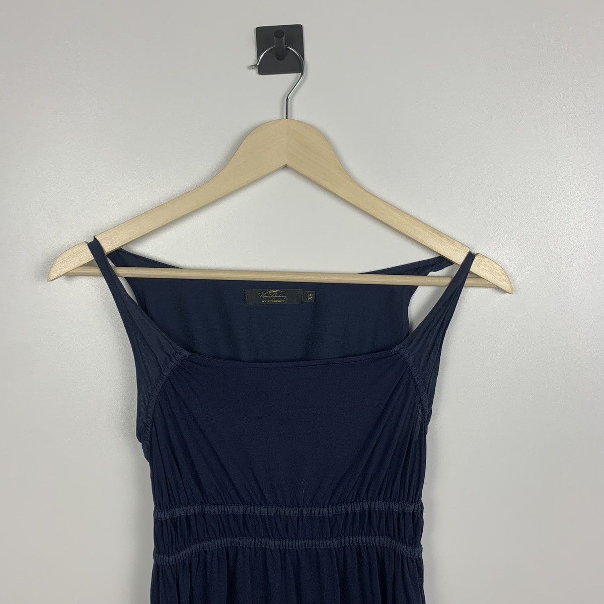 Burberry Thomas Burberry Blue Mini Dress Size XS Size XS / US 0-2 / IT 36-38 - 2 Thumbnail