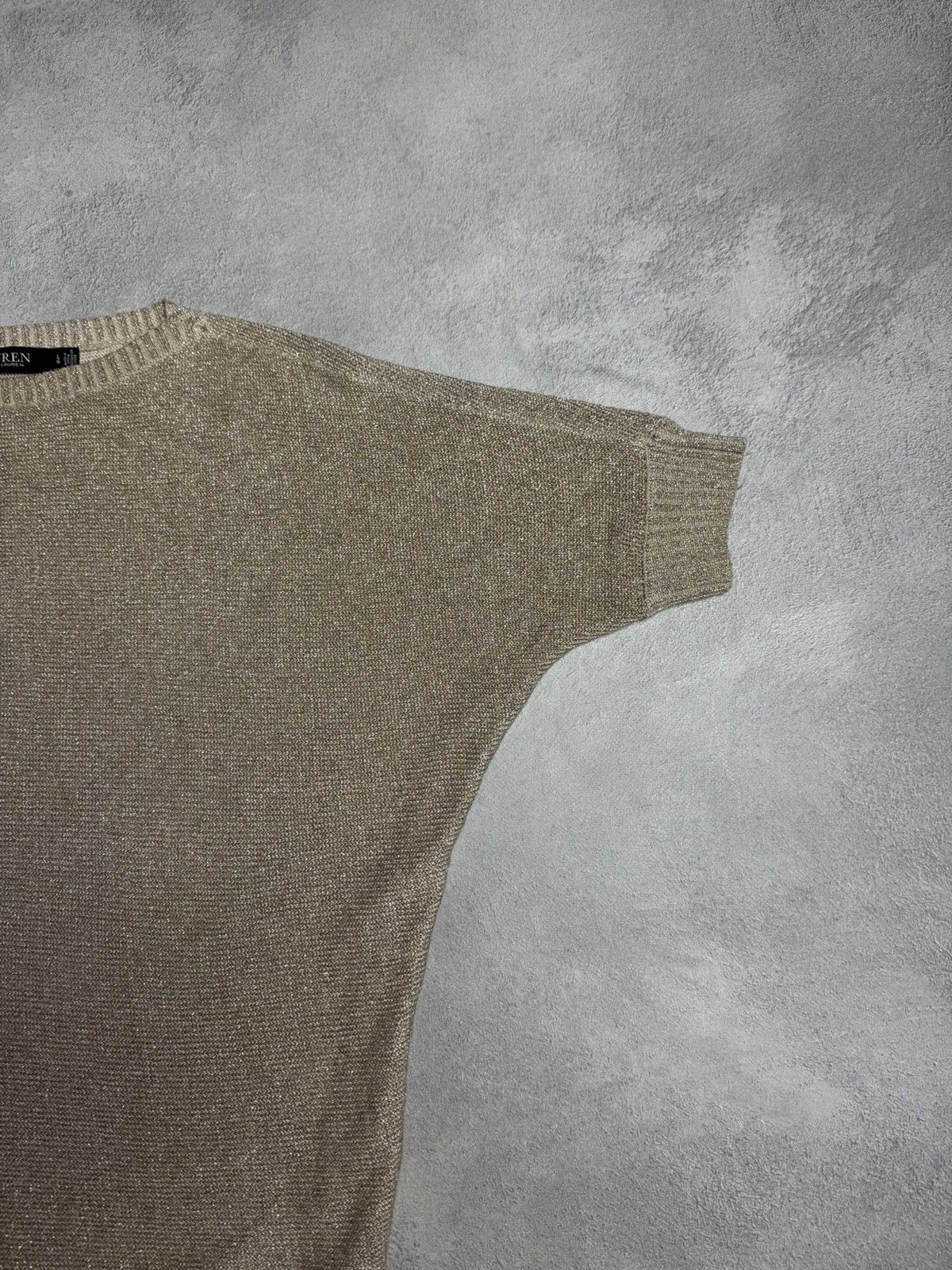 Lauren Ralph Lauren Lauren Ralph Lauren Black Label Knit Short Sleeve Sweater Size L / US 10 / IT 46 - 6 Thumbnail