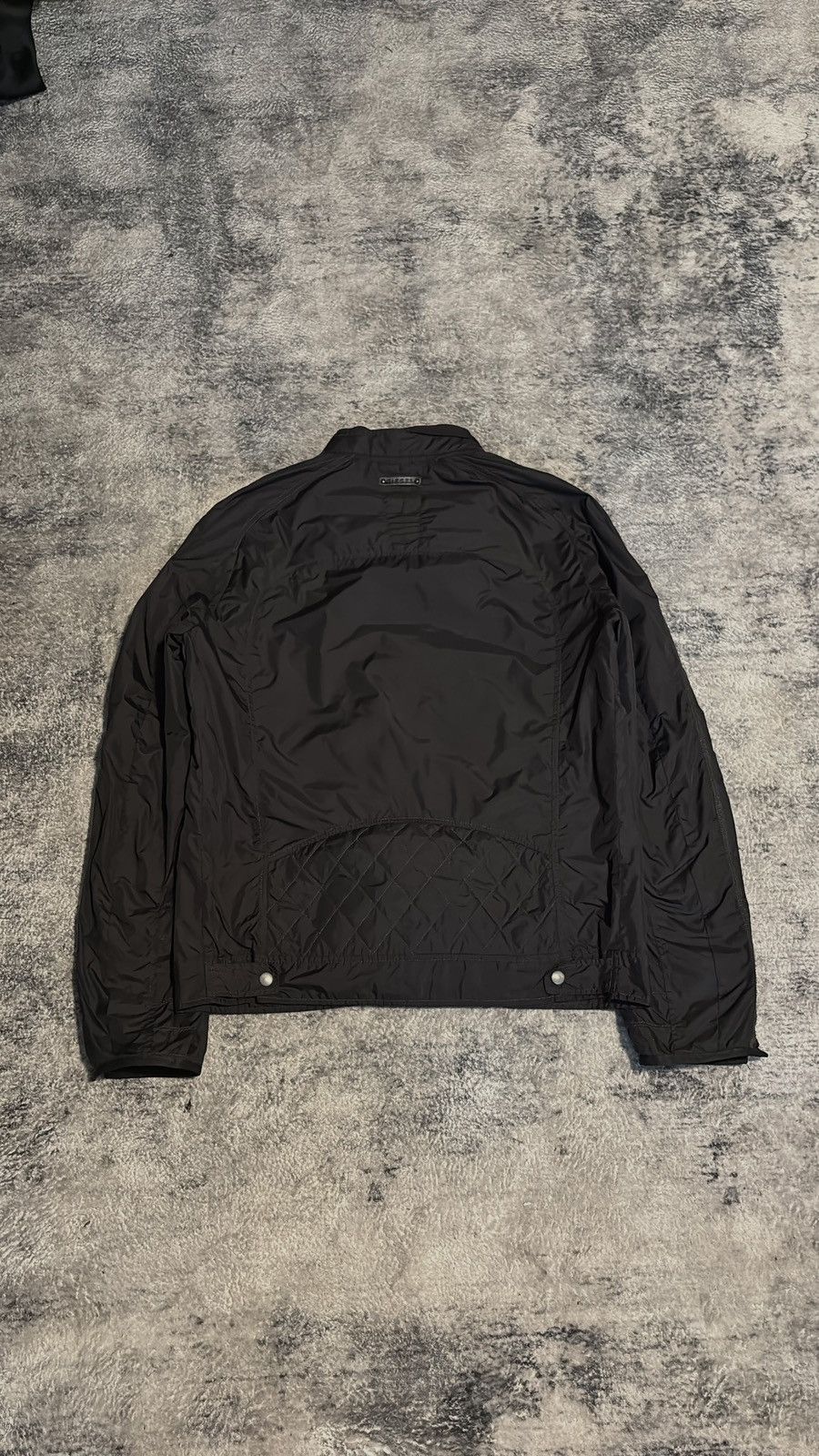 Diesel Vintage diesel Moto style nylon windbreaker jacket Size US XL / EU 56 / 4 - 5 Thumbnail