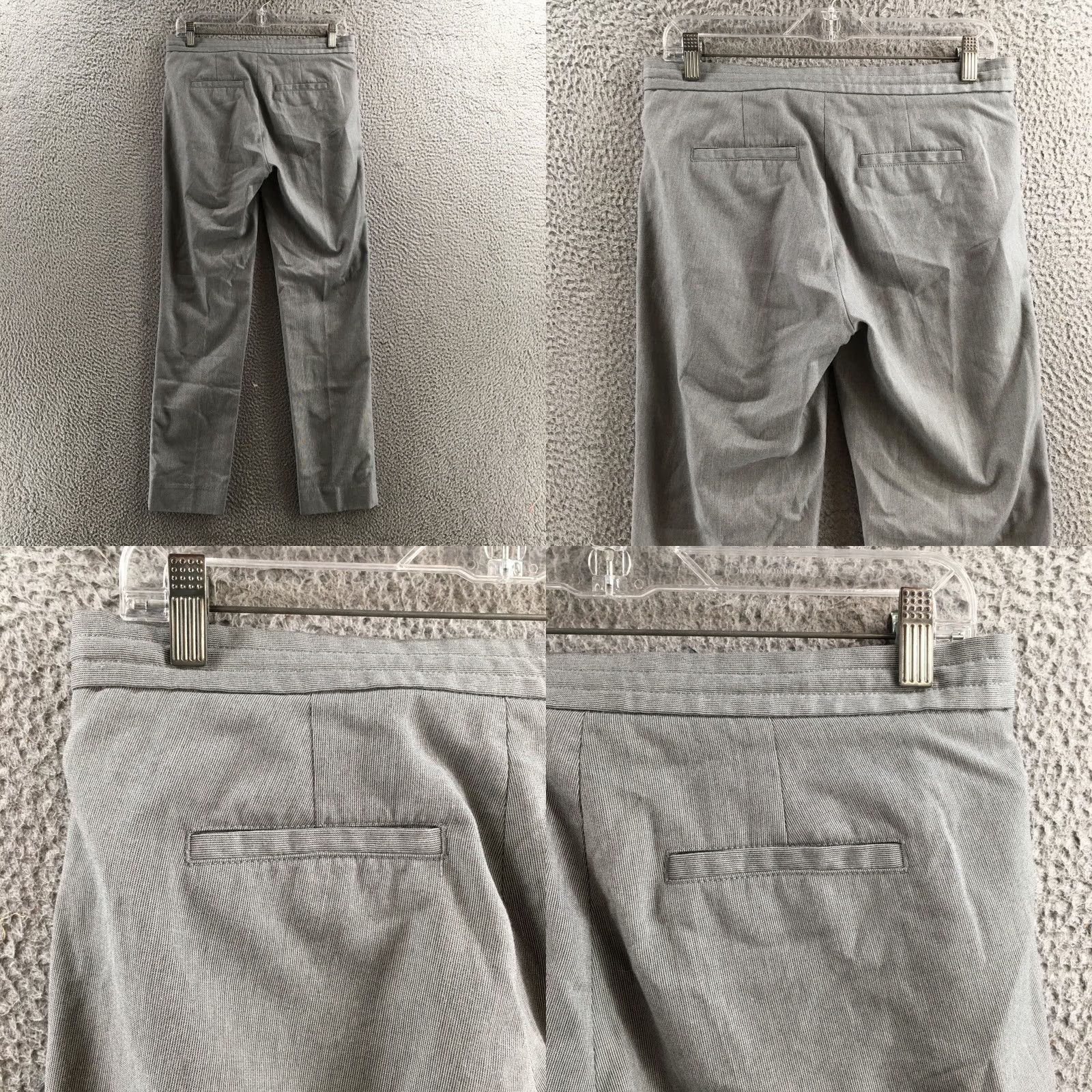 Banana Republic Banana Republic Pants Womens 2L Gray Pleated Drawstring Zip Fly Lightweight Dress Pants Regular Womens Size 26" / US 2 / IT 38 - 9 Thumbnail