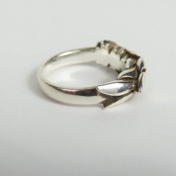 Japanese Brand KONRON Feather Stone Ring / Silver / Sz 5 Size ONE SIZE - 4 Thumbnail