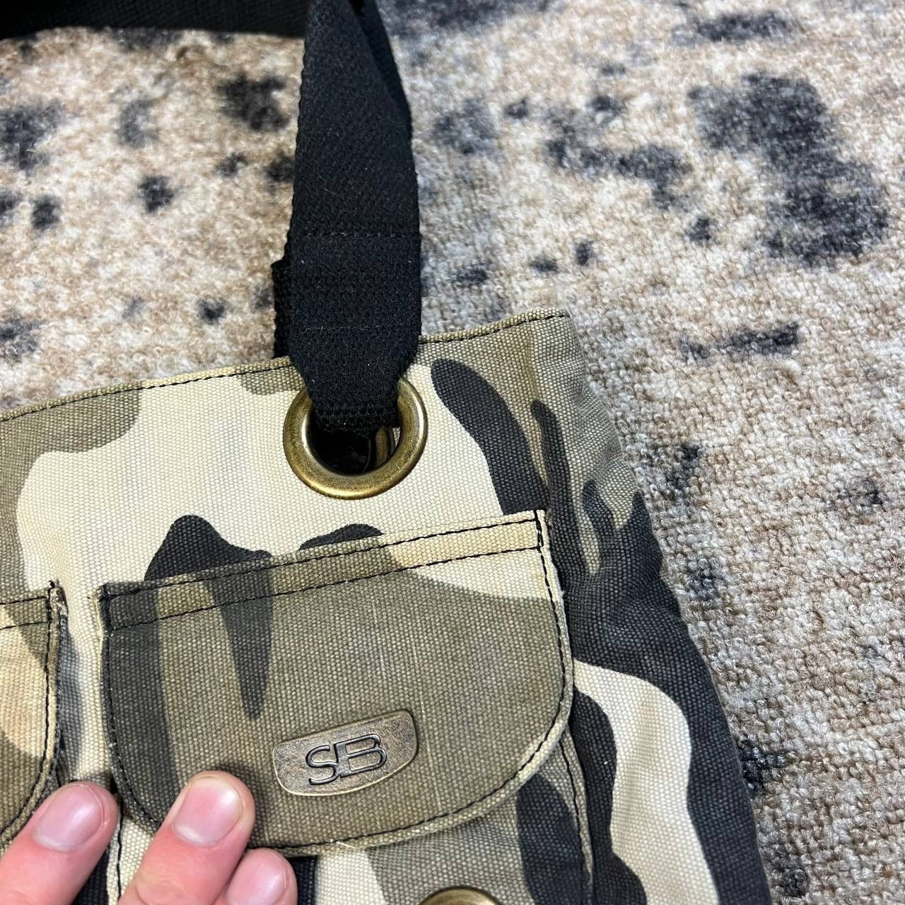 Japanese Brand Japanese Y2K Style Camo Mini Bag Streetwear 90s Size ONE SIZE - 5 Thumbnail