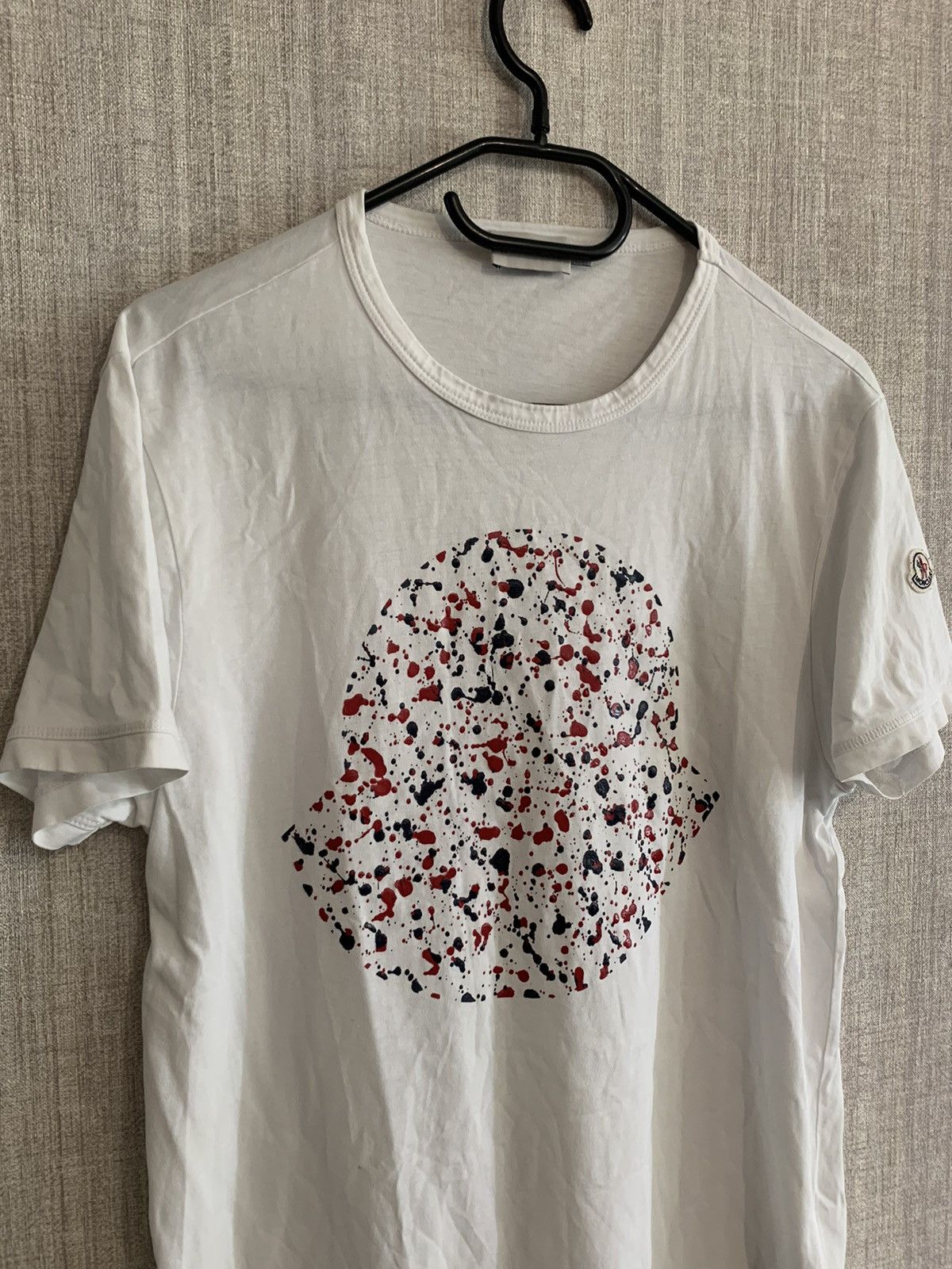 Moncler × Vintage MONCLER big logo white t-shirt Size US M / EU 48-50 / 2 - 2 Thumbnail