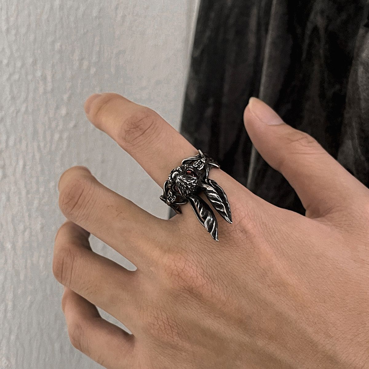 Jewelry Modern Jewelry Rings Open Size Chrome Ring (Size 7-13) Size ONE SIZE - 1 Thumbnail