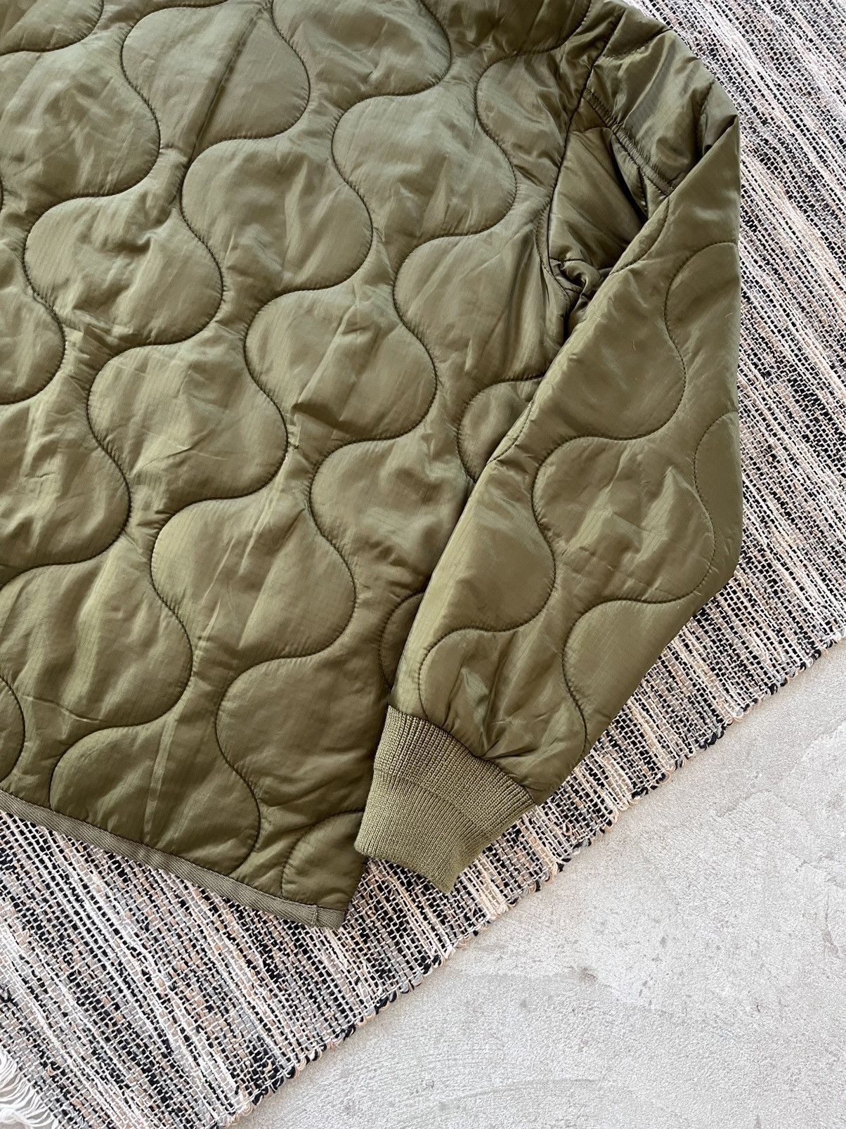 Polo Ralph Lauren Vintage US Army Quilted Bomber Jacket Green Military Liner Size US M / EU 48-50 / 2 - 9 Thumbnail