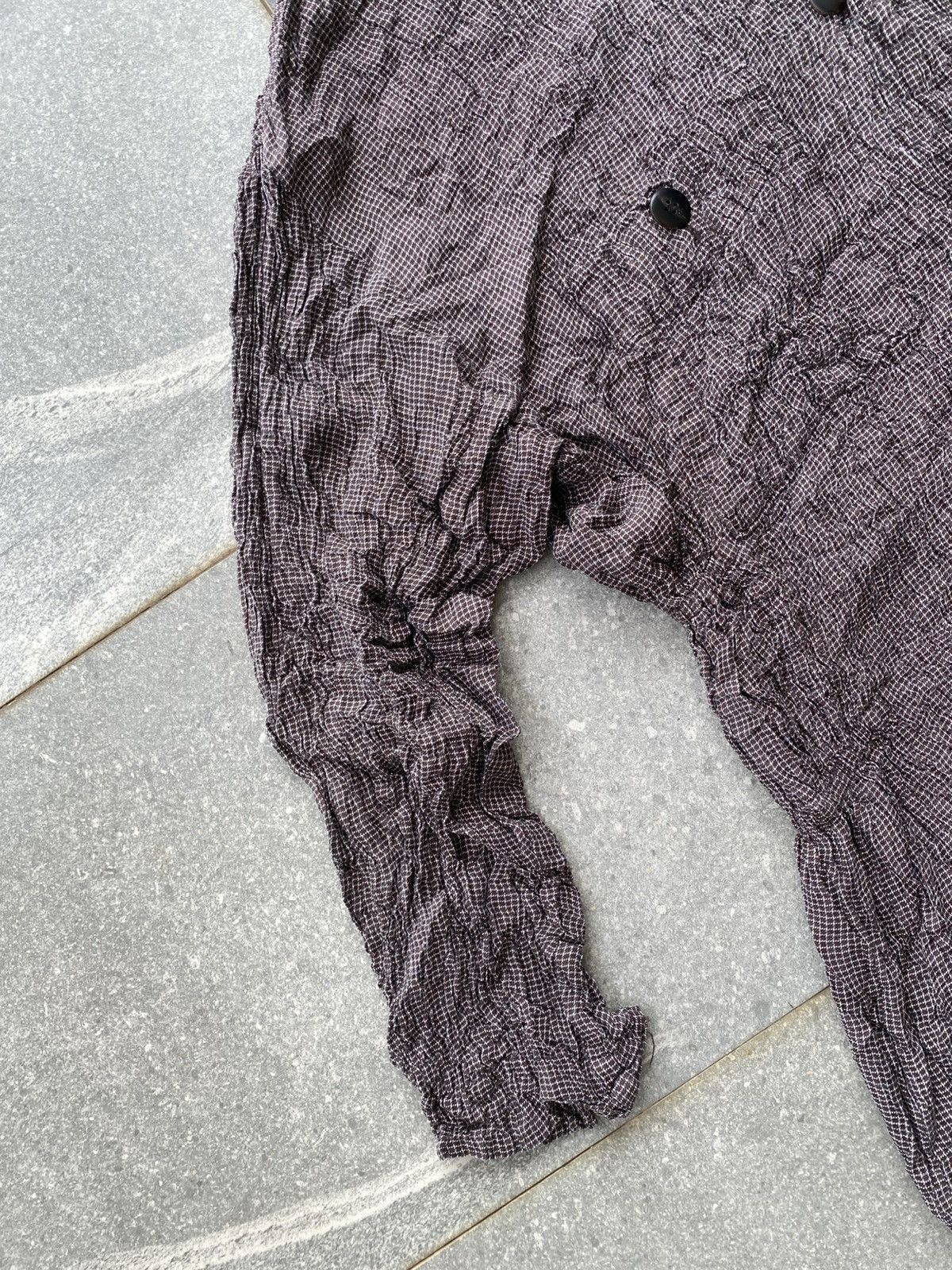 Issey Miyake Issey Miyake Permante Vintage 80's Silk Flannel Shirt Size M / US 6-8 / IT 42-44 - 4 Thumbnail