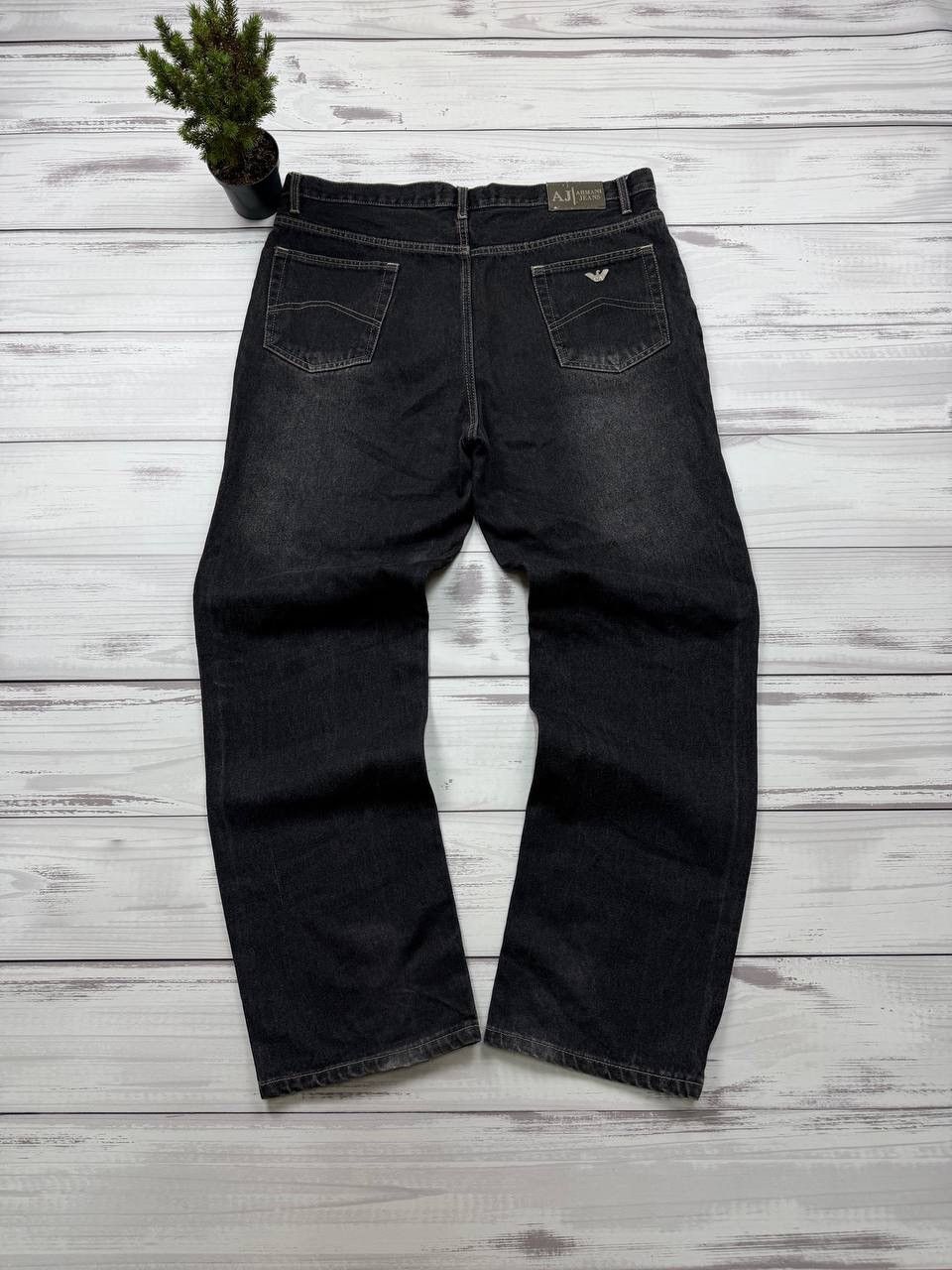 Armani Armani Jeans Pants Black Size US 38 / EU 54 - 1 Thumbnail