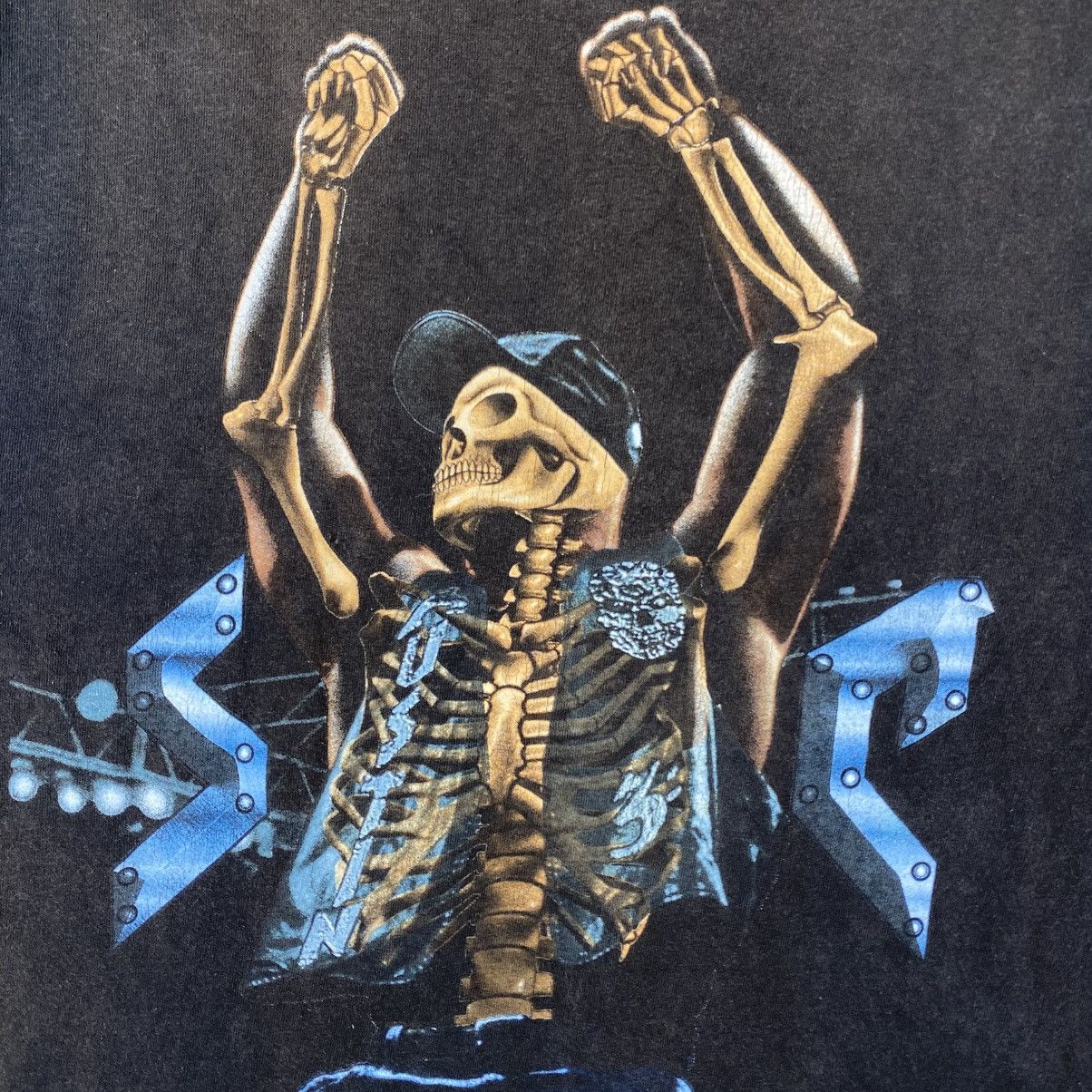 Vintage Vintage 90's STONE COLD WWF Graphic Crazy Sunfaded Tee Size US M / EU 48-50 / 2 - 4 Thumbnail