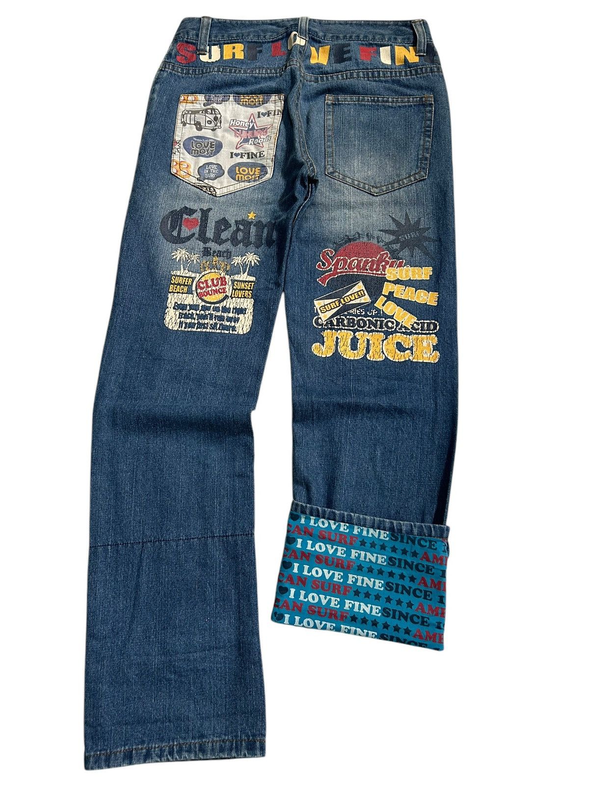 Japanese Brand × Kapital × Vintage SURF AND LOVE Vintage Design Denim Jeans Size US 32 / EU 48 - 2 Thumbnail