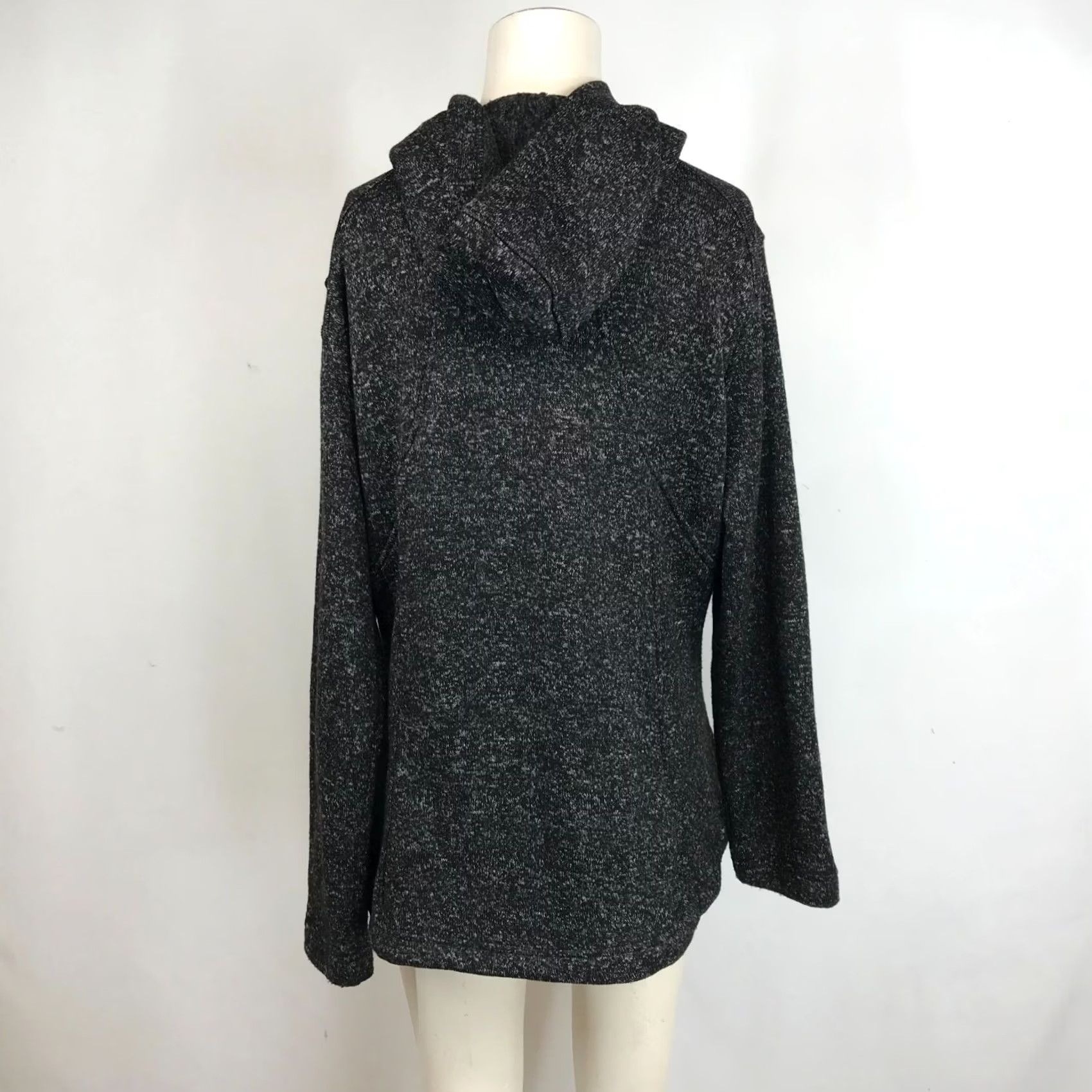 Eddie Bauer EDDIE BAUER - WOMEN'S XL BLACK FULL ZIP POLYESTER HOODED SWEATSHIRT JACKET Size XL / US 12-14 / IT 48-50 - 5 Thumbnail