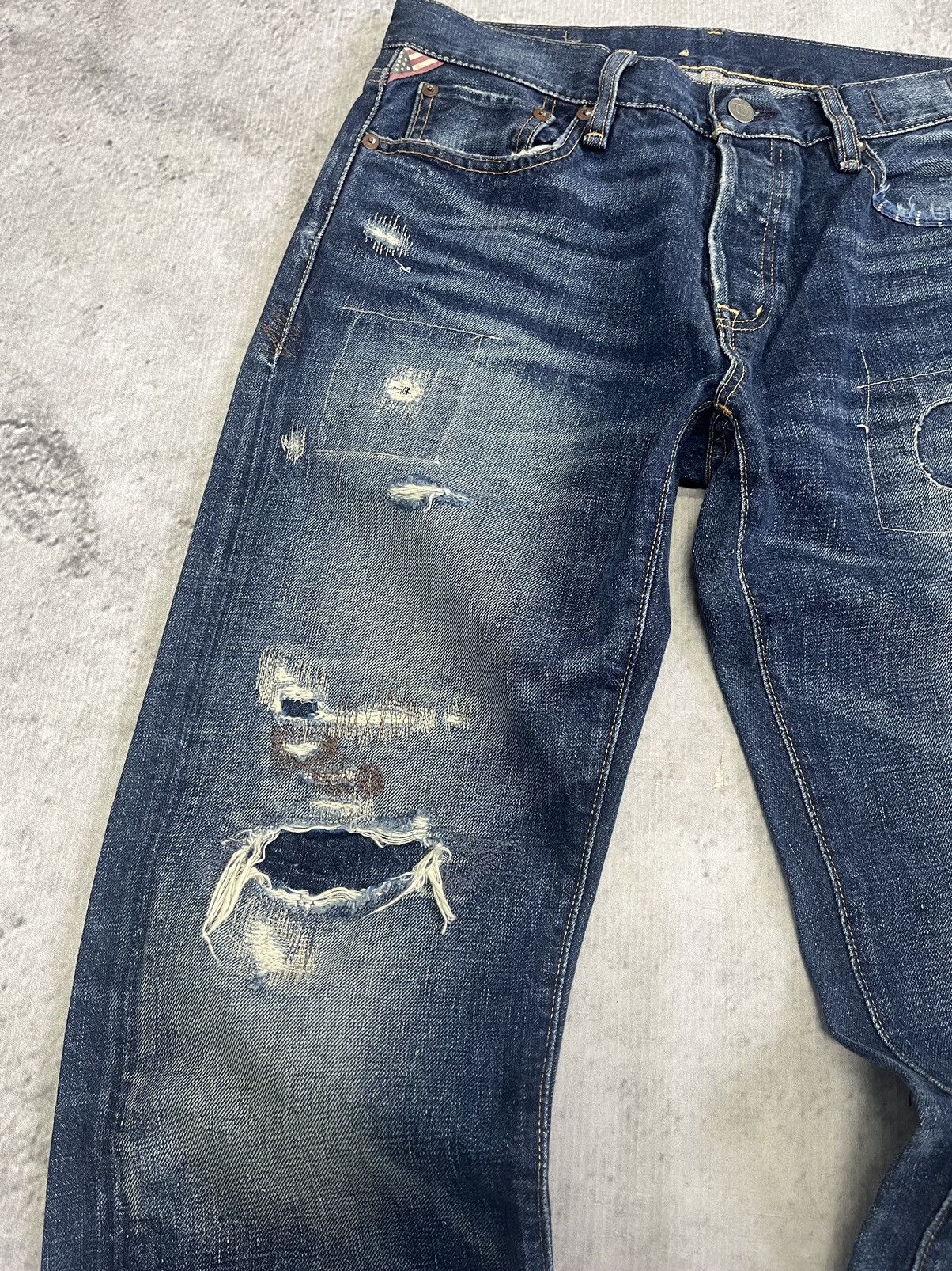 Polo Ralph Lauren Distressed Polo Ralph Lauren Jeans Size US 30 / EU 46 - 3 Thumbnail