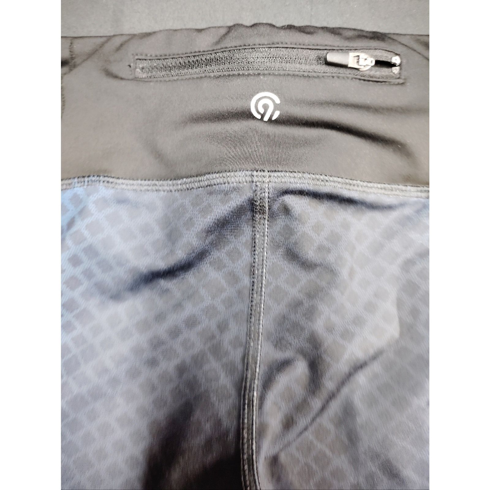 Champion Champion Blue Geometric Print Leggings with Black Waistband Size 24" / US 00 / IT 34 - 7 Thumbnail