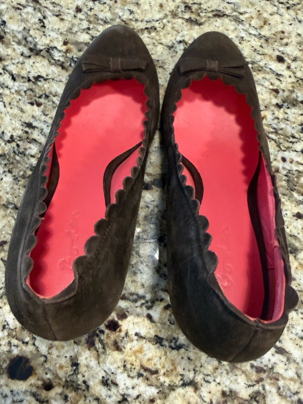 Boden Boden brown suede leather scallop trim heels rockabilly 39 Size US 7.5 / IT 37.5 - 7 Thumbnail