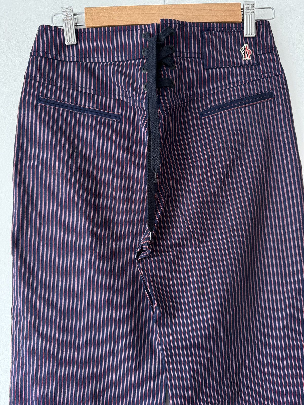Moncler 🔥 Vintage Moncler Striped Pants Size 30" / US 8 / IT 44 - 6 Thumbnail