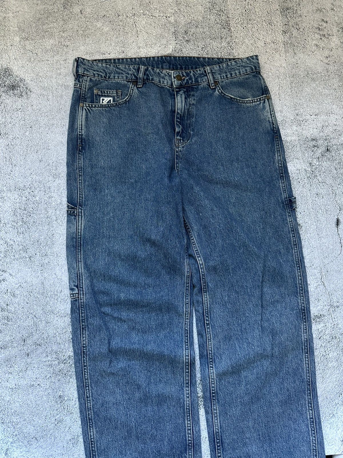 Karl Kani Karl Kani Baggy Denim Blue Jeans Big Logo Y2K Fit Size US 36 / EU 52 - 4 Thumbnail