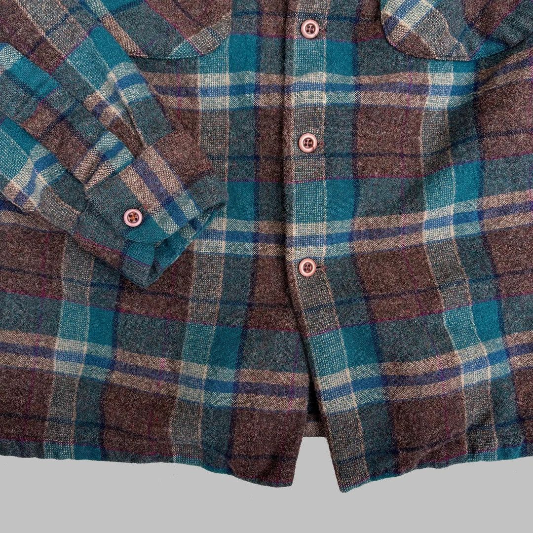 Pendleton Pendleton 1970 70s 60s Vintage L/S USA Made Flannel Shirt Size US M / EU 48-50 / 2 - 3 Thumbnail