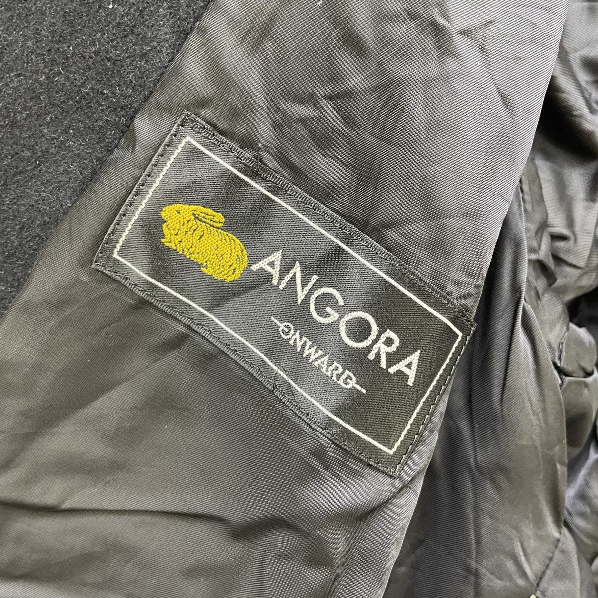 Japanese Brand 💥Vintage 90s Onward Coat Angora Wool Long Coat Jacket Size M / US 6-8 / IT 42-44 - 6 Thumbnail