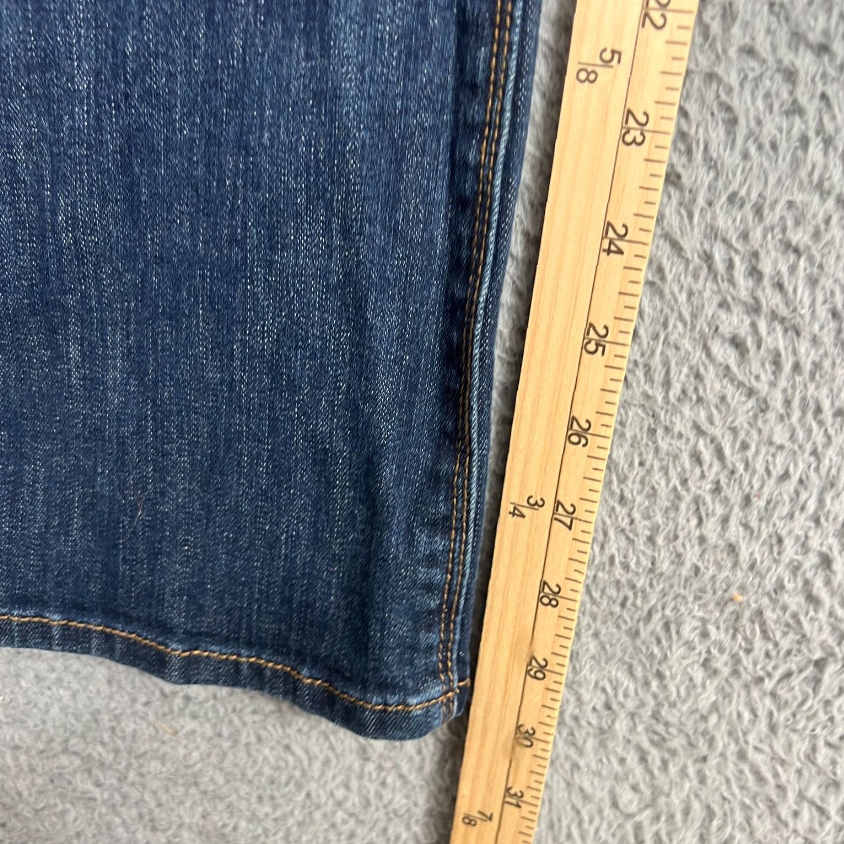 Levi's LEVI'S 526 Bootcut Jeans Womens 12 Blue Stretch Flap Pockets Size 34" / US 12 / IT 48 - 3 Thumbnail