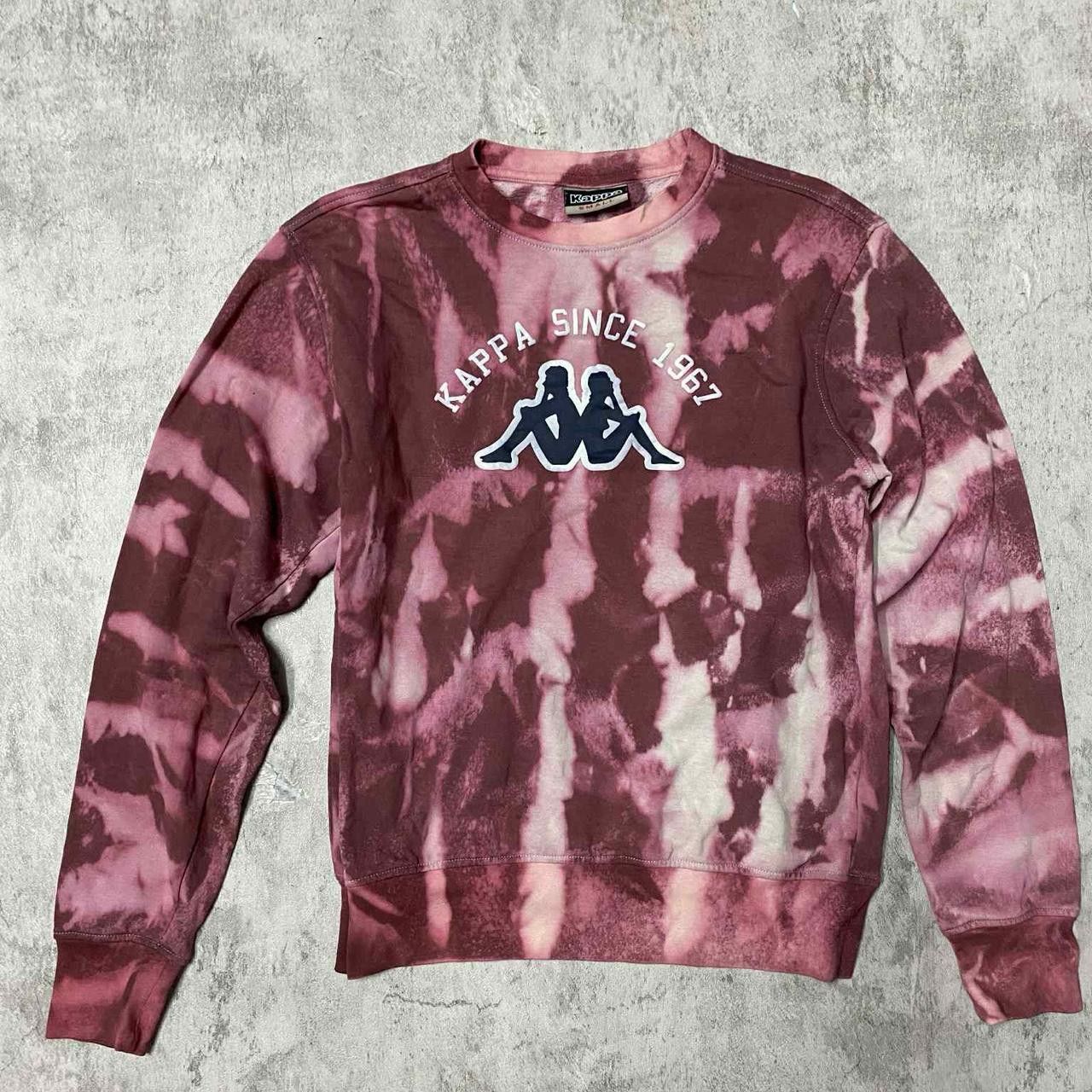 Kappa Burgundy and white Kappa crewneck sweatshirt Size US S / EU 44-46 / 1 - 1 Thumbnail