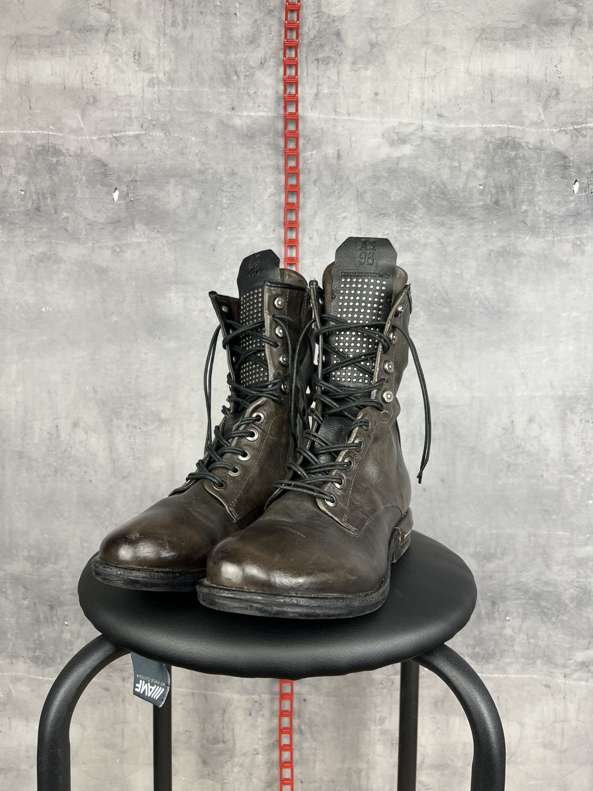 A.S.98 A.S 98 Airstep Brown Leather Boots Size EU41 Size US 11 / IT 41 - 1 Thumbnail