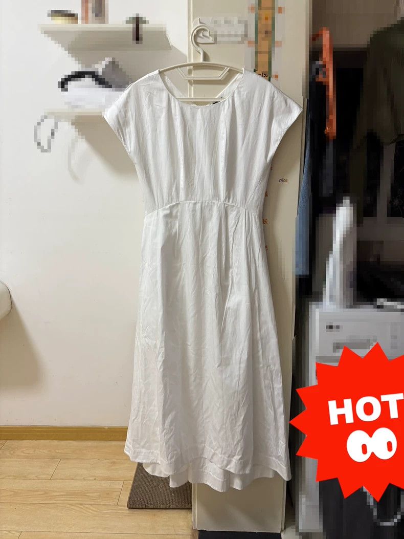 Jil Sander Jil Sander white dress Size XXS / US 00 / IT 34 - 2 Thumbnail