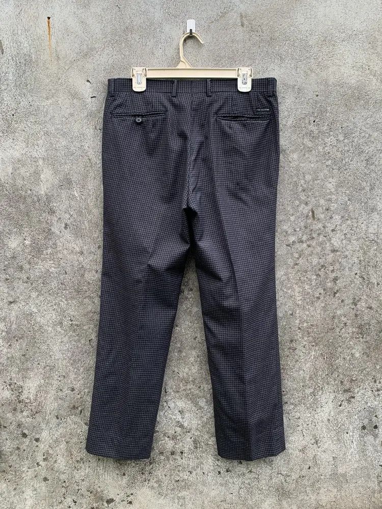 Yoshiyuki Konishi Ficce collezione yoshiyuki konishi checker wool trouser Size US 33 - 6 Thumbnail