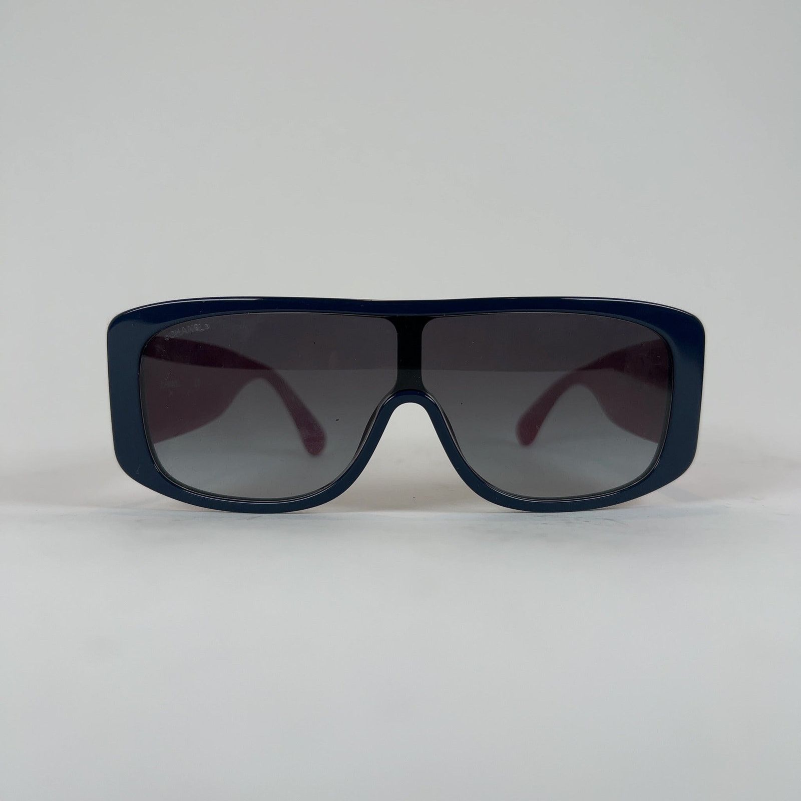 Chanel Chanel CC Quilted Acetate Sunglasses Size ONE SIZE - 2 Thumbnail