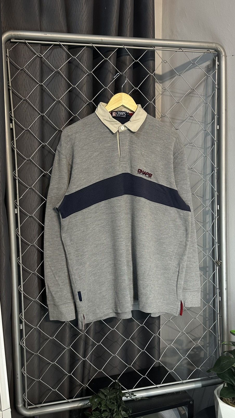 Chaps Ralph Lauren Vintage Chaps Ralph Lauren Rugby Polo Shirt Size US XL / EU 56 / 4 - 1 Thumbnail