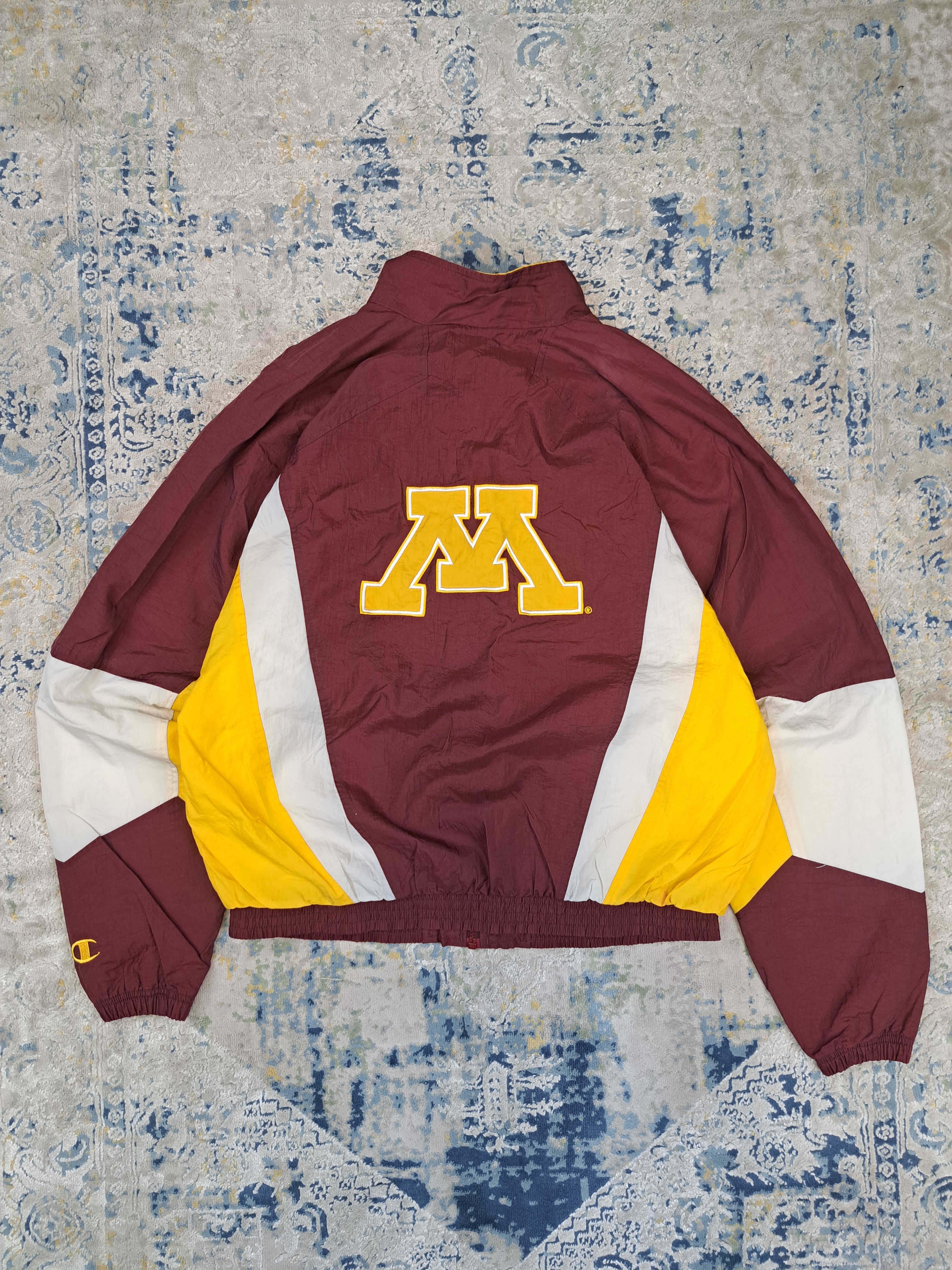 Champion Vintage 90s Champion Minnesota College Bomber Jacket Size US M / EU 48-50 / 2 - 2 Thumbnail
