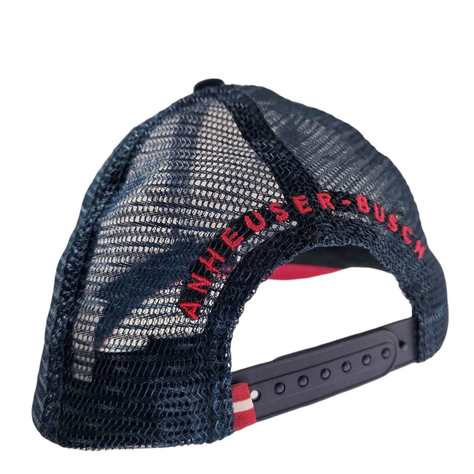 Vintage Anheuser-Busch BUDWEISER Beer Trucker Mesh Baseball Hat Size ONE SIZE - 5 Thumbnail