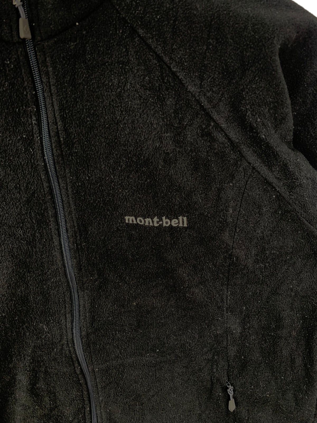Montbell Vintage MONTBELL CHAMEECE MICROFLEECE Black Fleece Jacket Size US M / EU 48-50 / 2 - 5 Thumbnail