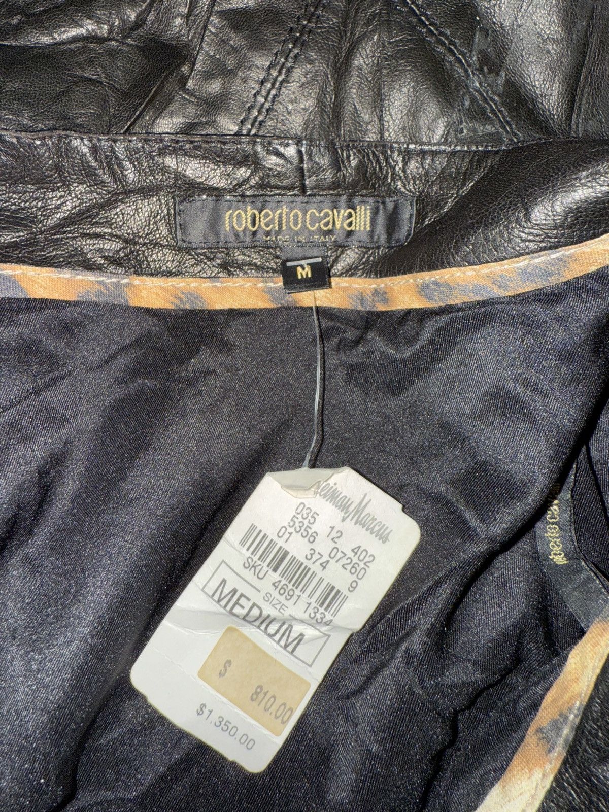 Roberto Cavalli ROBERTO CAVALLI SOFT LEATHER SKIRT BLACK Size 32" / US 10 / IT 46 - 6 Thumbnail