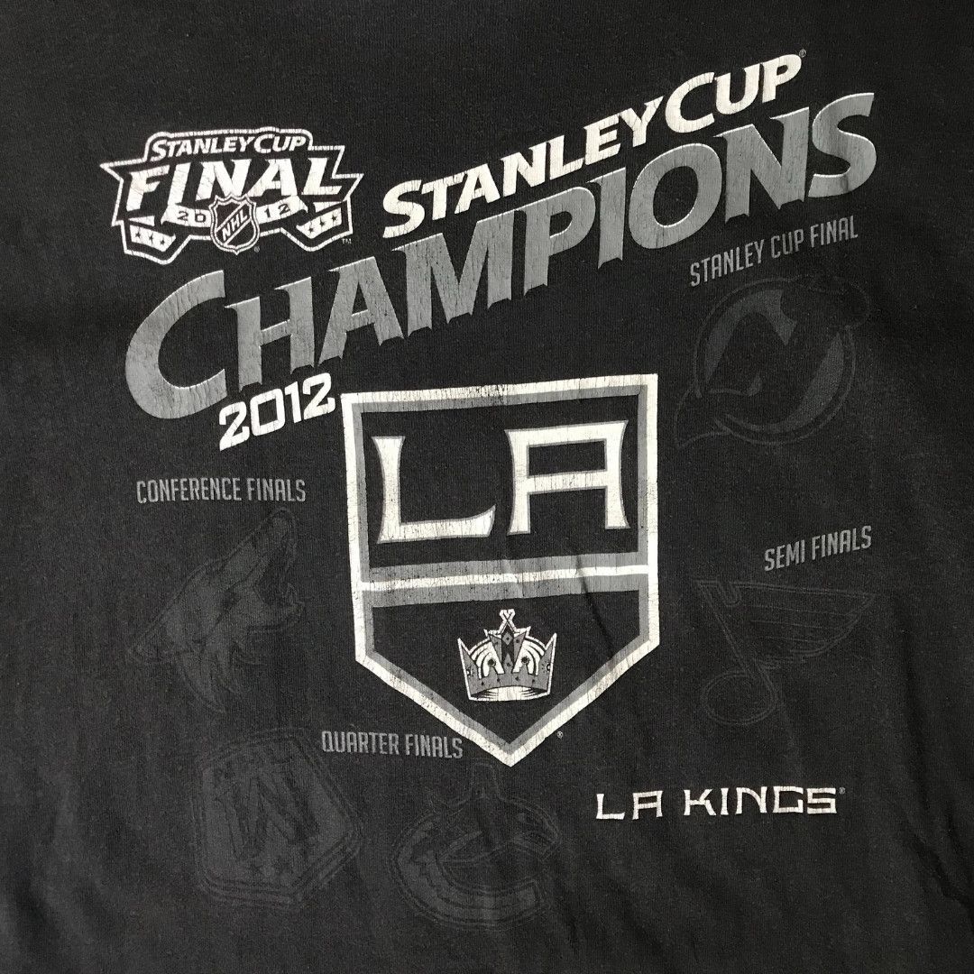 NHL 2012 Stanley Cup Los Angeles Kings Championship Shirt Size US XL / EU 56 / 4 - 5 Thumbnail