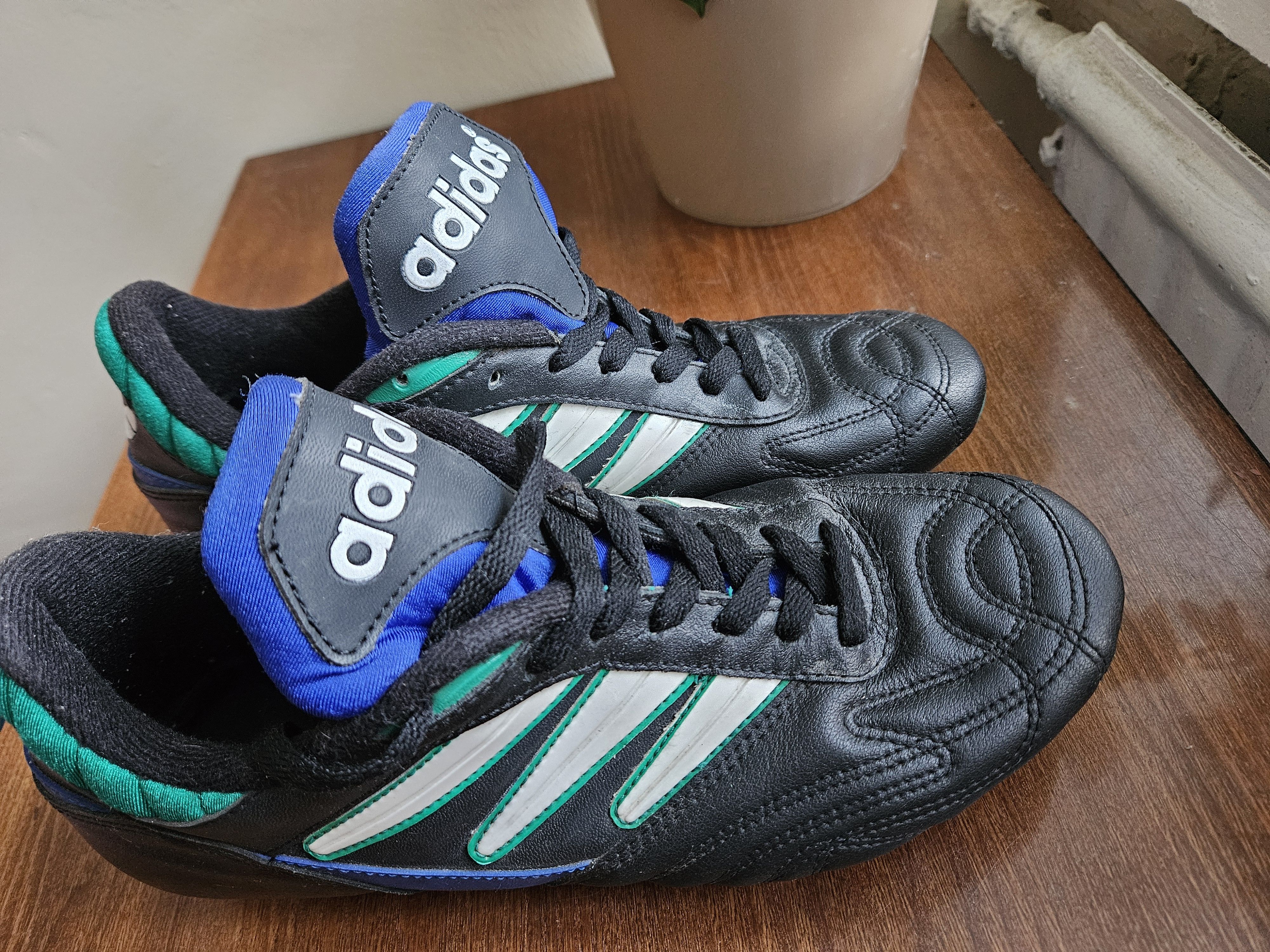 Adidas Vintage 90s Adidas Soccer Football Cleats Shoes Size US 9 / EU 42 - 5 Thumbnail