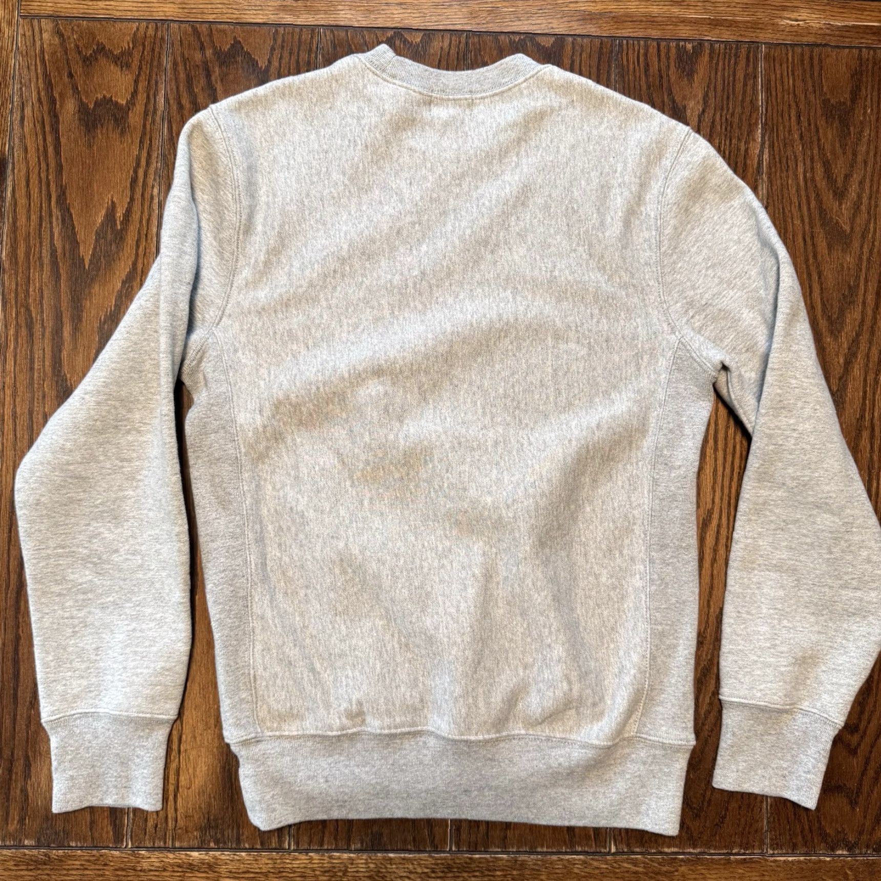 J.Crew J.CREW Heritage Oarsman Crew Gray Embroidered Sweatshirt Mens XS Pullover Crew Neck Heavyweight Regular Cotton Blend Fleece Socks? (Oops) Size US XS / EU 42 / 0 - 5 Thumbnail