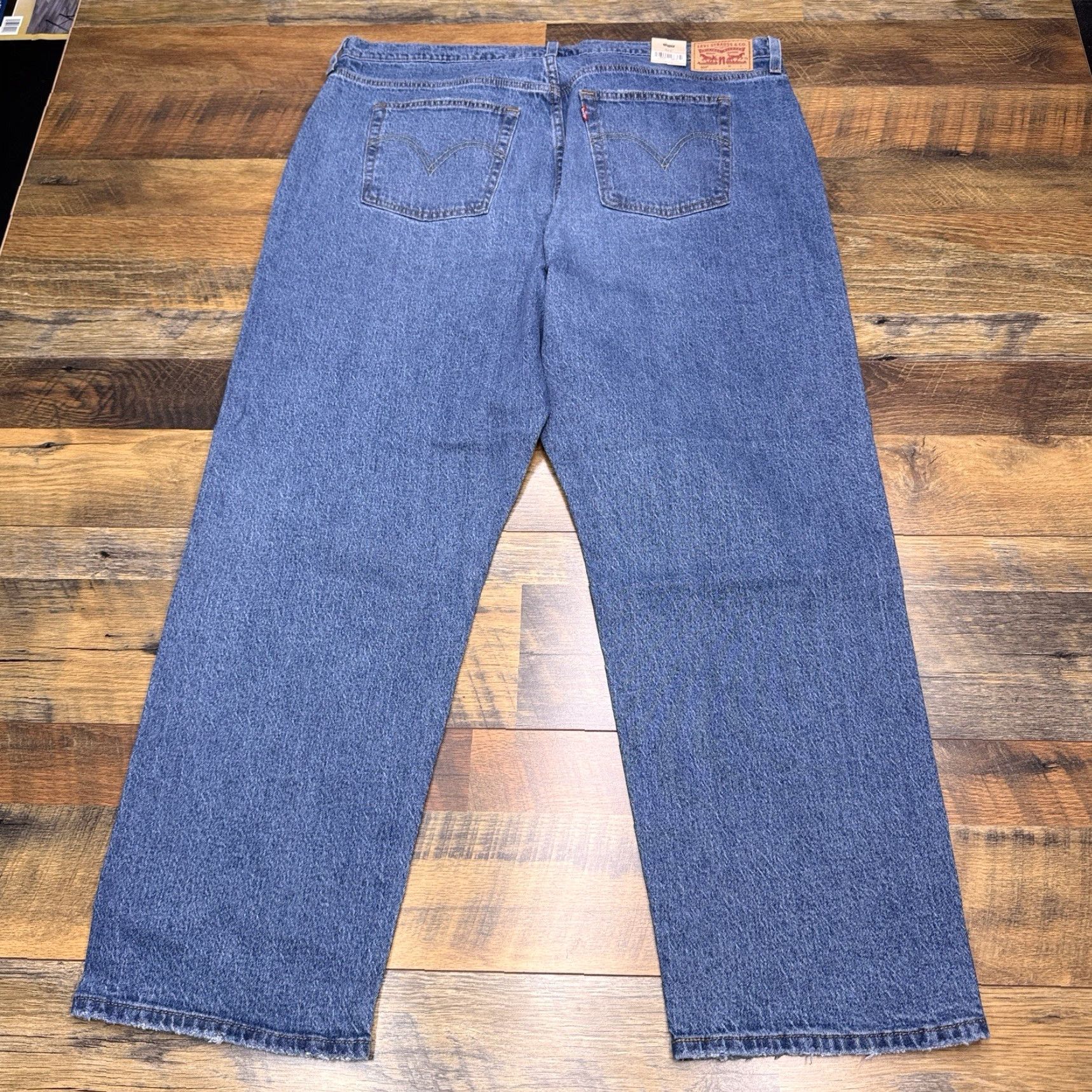 Levi's Levi's 501 Original Straight Jeans Womens 18W Plus High Rise Stretch Blue Denim NWT 5-Pocket Classic 90s Style Size 40" / US 18 - 3 Thumbnail