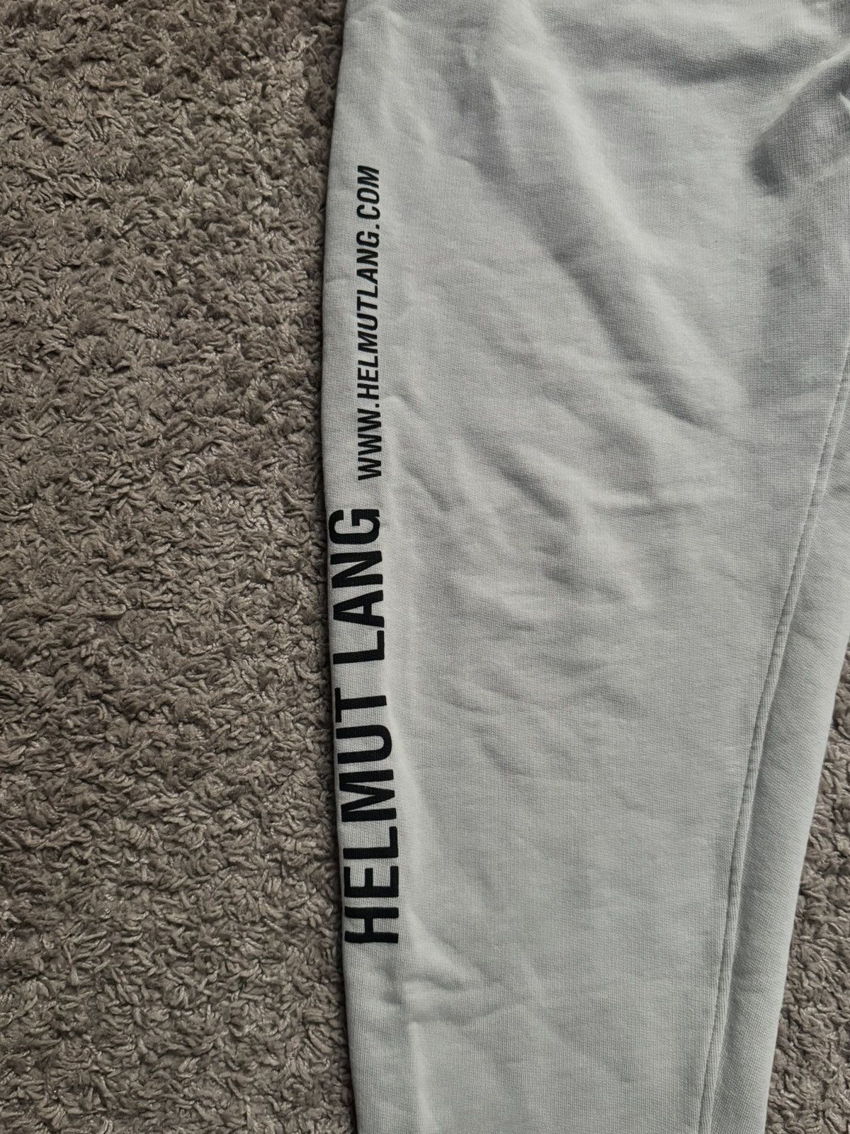 Helmut Lang Size XL Helmut Lang Sweatpants with graphic print. Baby Blue Size US 34 / EU 50 - 3 Thumbnail