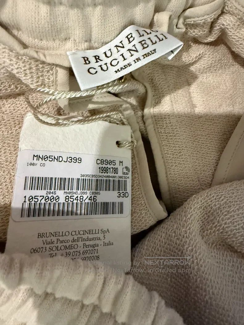 Brunello Cucinelli Brunello Cucinelli size M Drawstring sport pants Size 23" - 4 Thumbnail