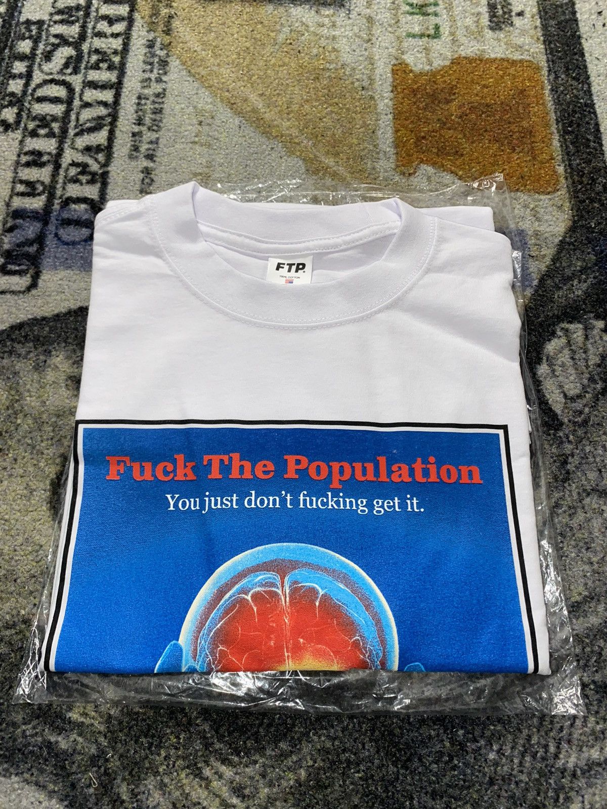 Fuck The Population FTP Headache Tee White Size US L / EU 52-54 / 3 - 1 Thumbnail