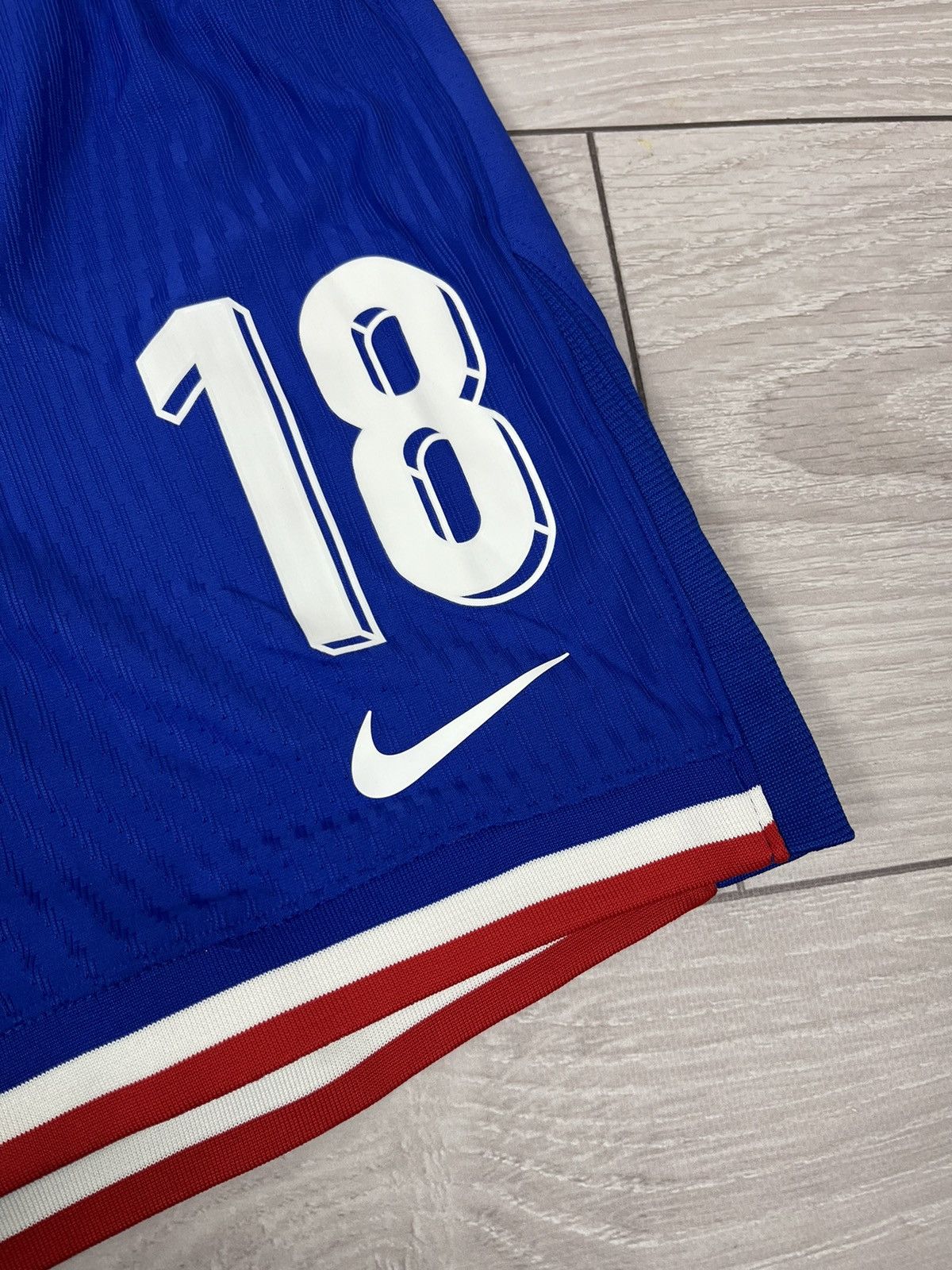 Nike Nike France 2025 #18 Nkunku Soccer Player Issue Match Shorts Size US 32 / EU 48 - 8 Thumbnail