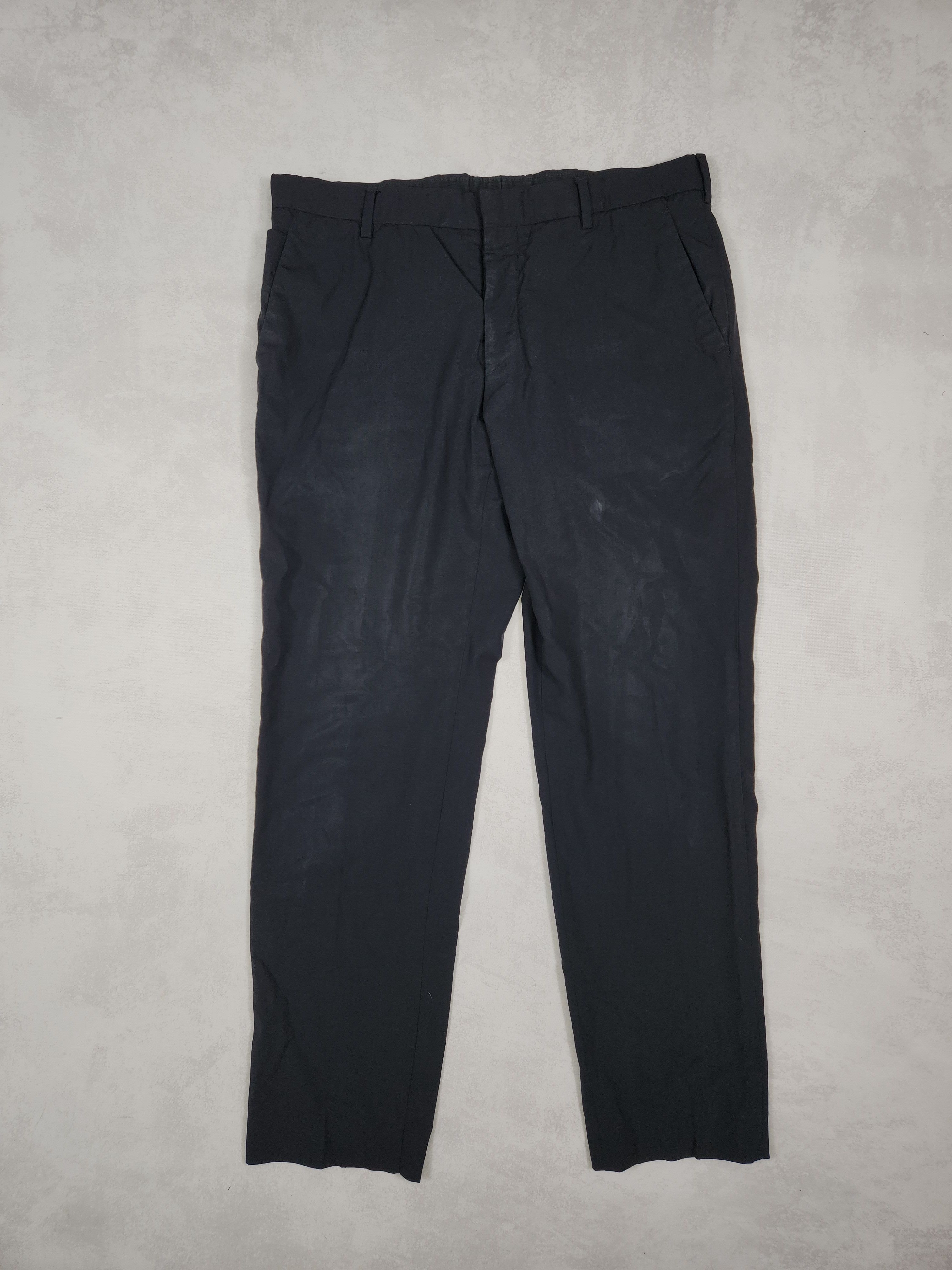 Prada Prada Dark Navy Classic Formal Pants Trousers Size US 34 / EU 50 - 1 Thumbnail