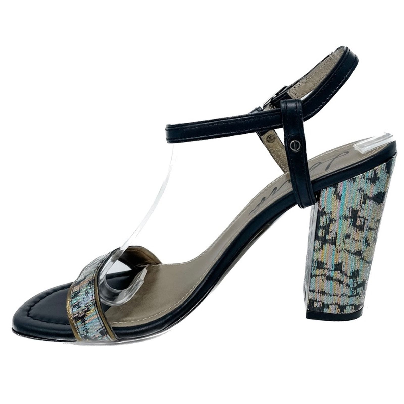 Lanvin Lanvin Rainbow holographic block heel sandals 38.5 Size US 8.5 / IT 38.5 - 11 Thumbnail