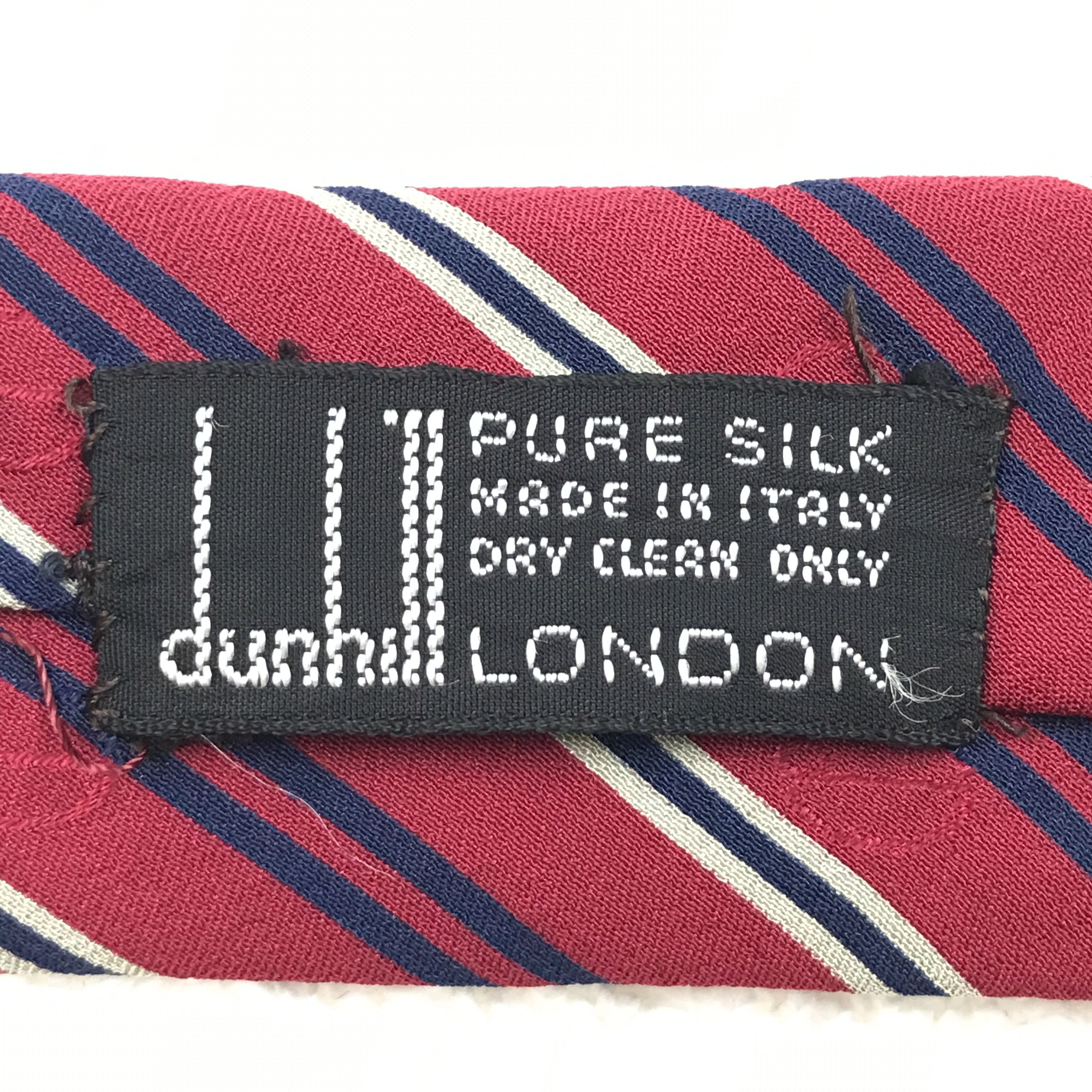 Alfred Dunhill × Vintage Vintage Alfred Dunhill Silk Necktie Size ONE SIZE - 6 Thumbnail