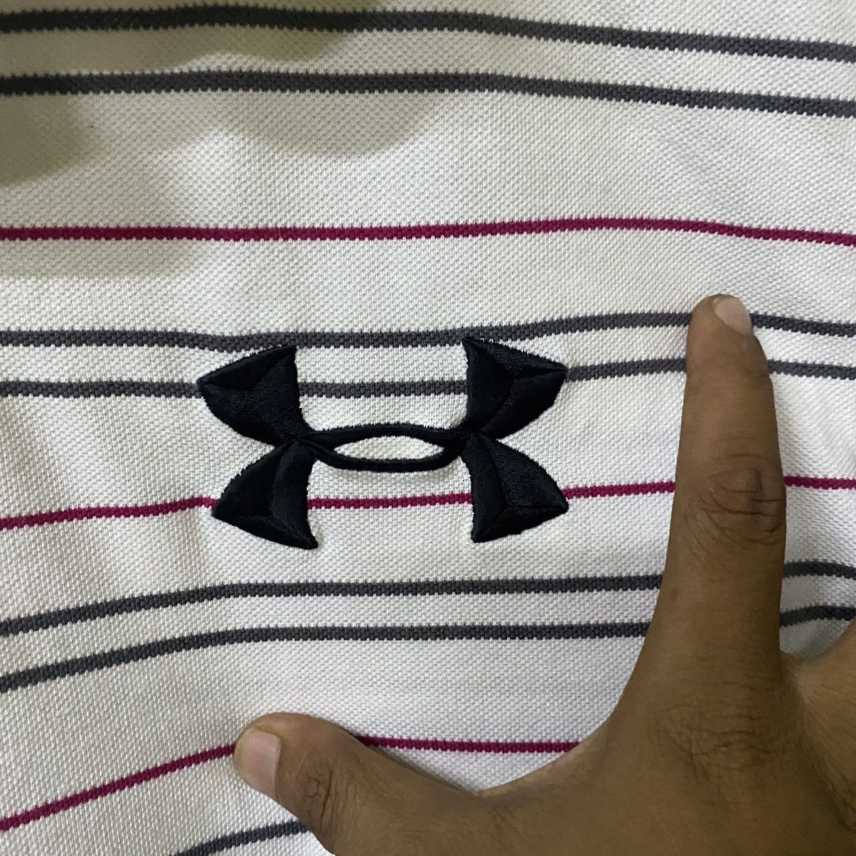 Under Armour Under armor striped polo shirt Size US XXL / EU 58 / 5 - 5 Thumbnail